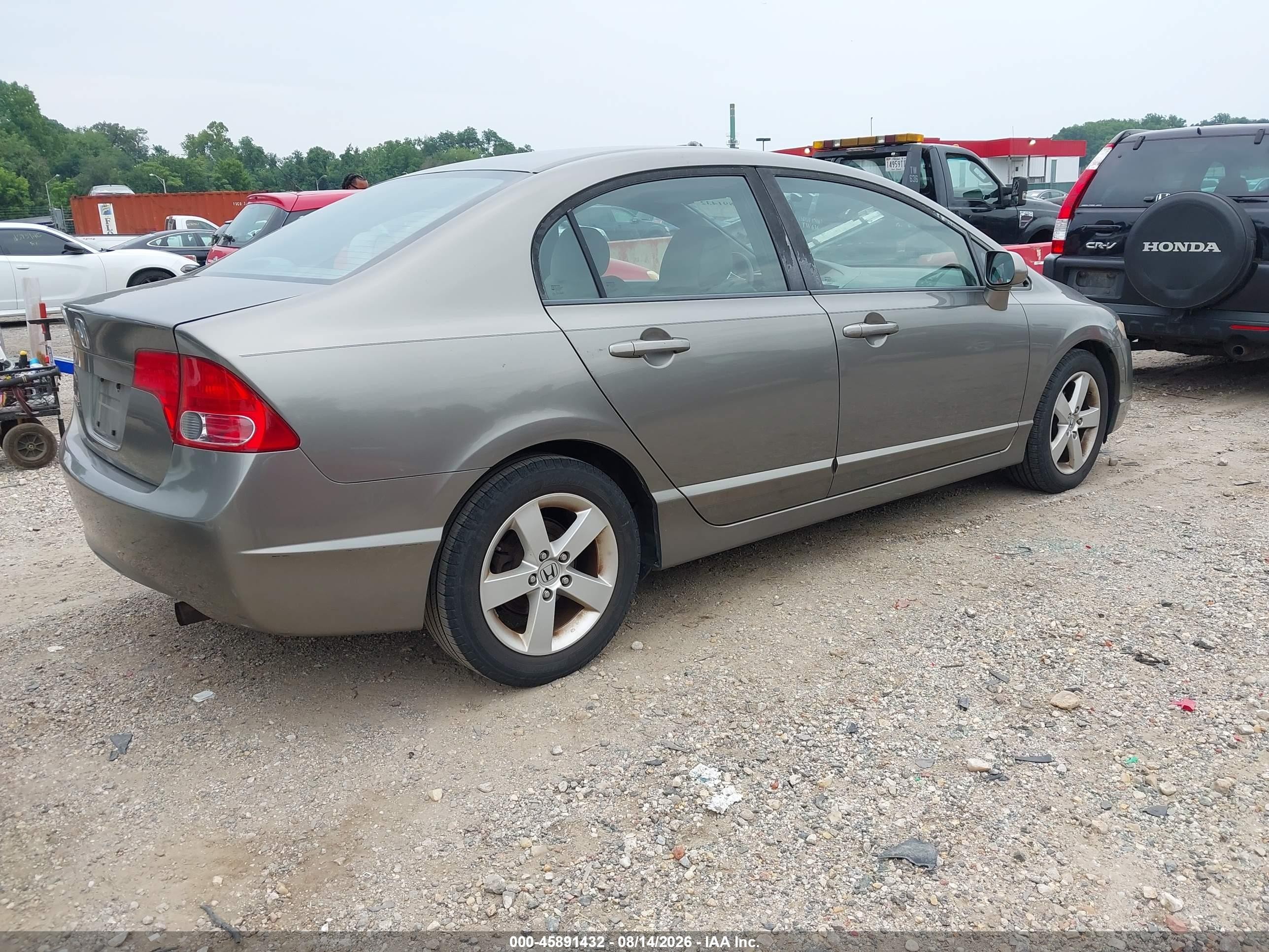 2008 Honda Civic Ex Серый vin: 1HGFA16868L075372