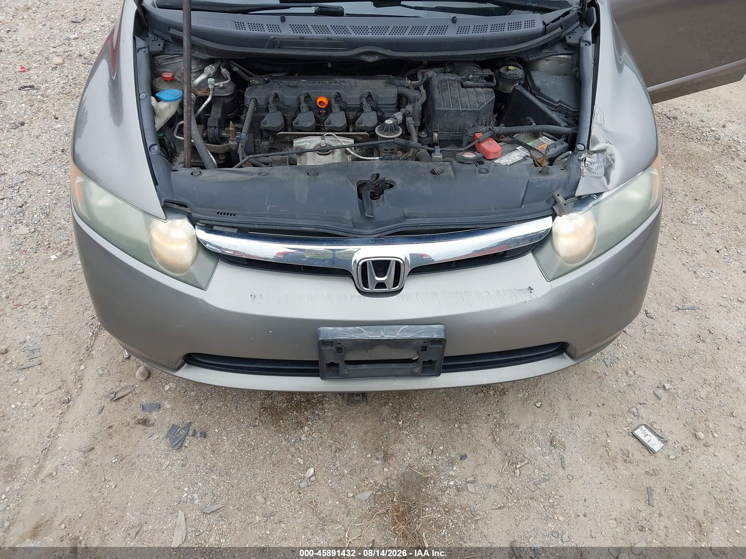 2008 Honda Civic Ex Серый vin: 1HGFA16868L075372