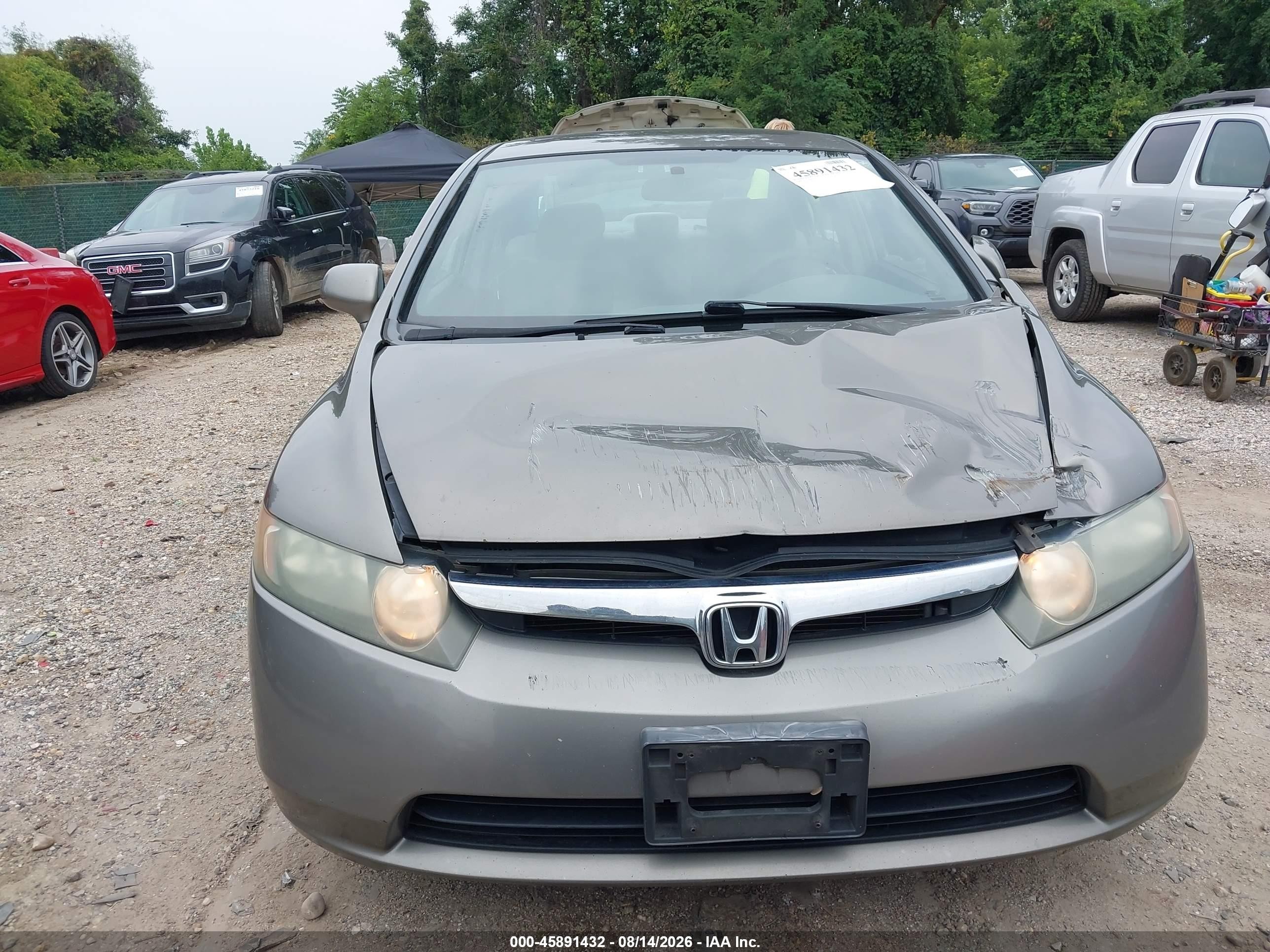 2008 Honda Civic Ex Серый vin: 1HGFA16868L075372