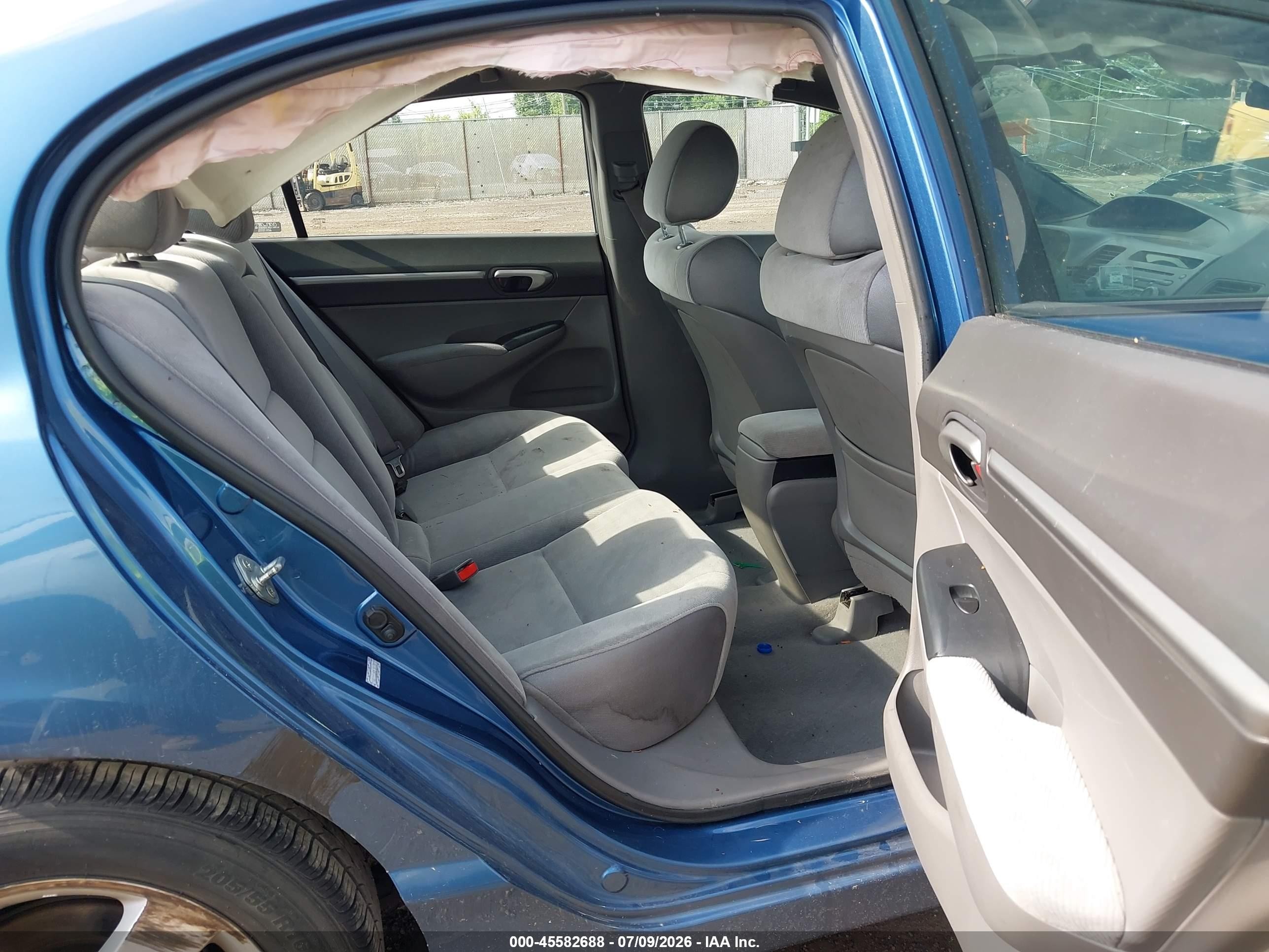 2008 Honda Civic Ex Blue vin: 1HGFA16868L089787