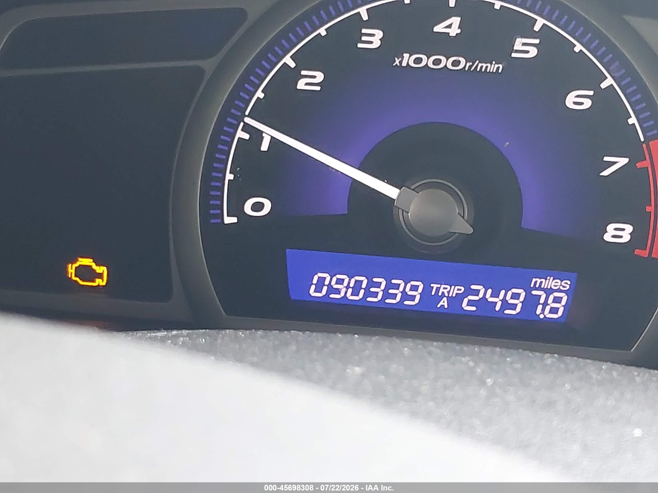 2008 Honda Civic Ex Burgundy vin: 1HGFA16868L091586