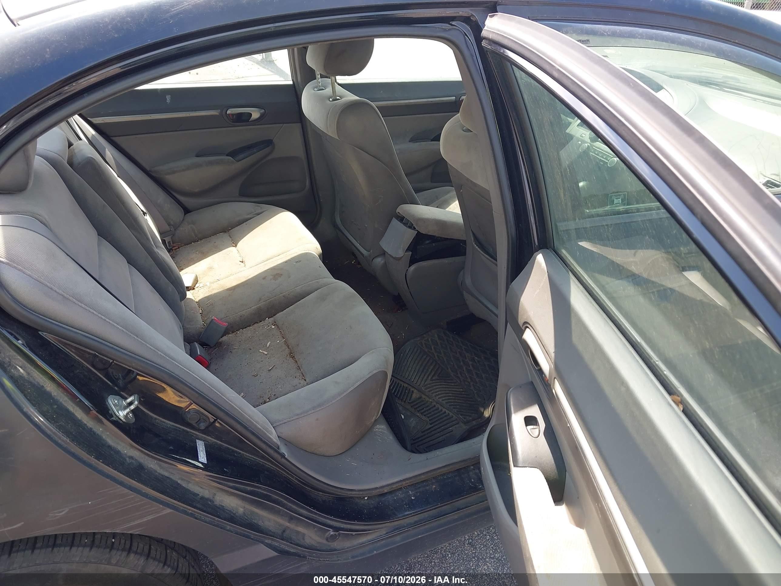 2008 Honda Civic Ex Черный vin: 1HGFA16868L099915