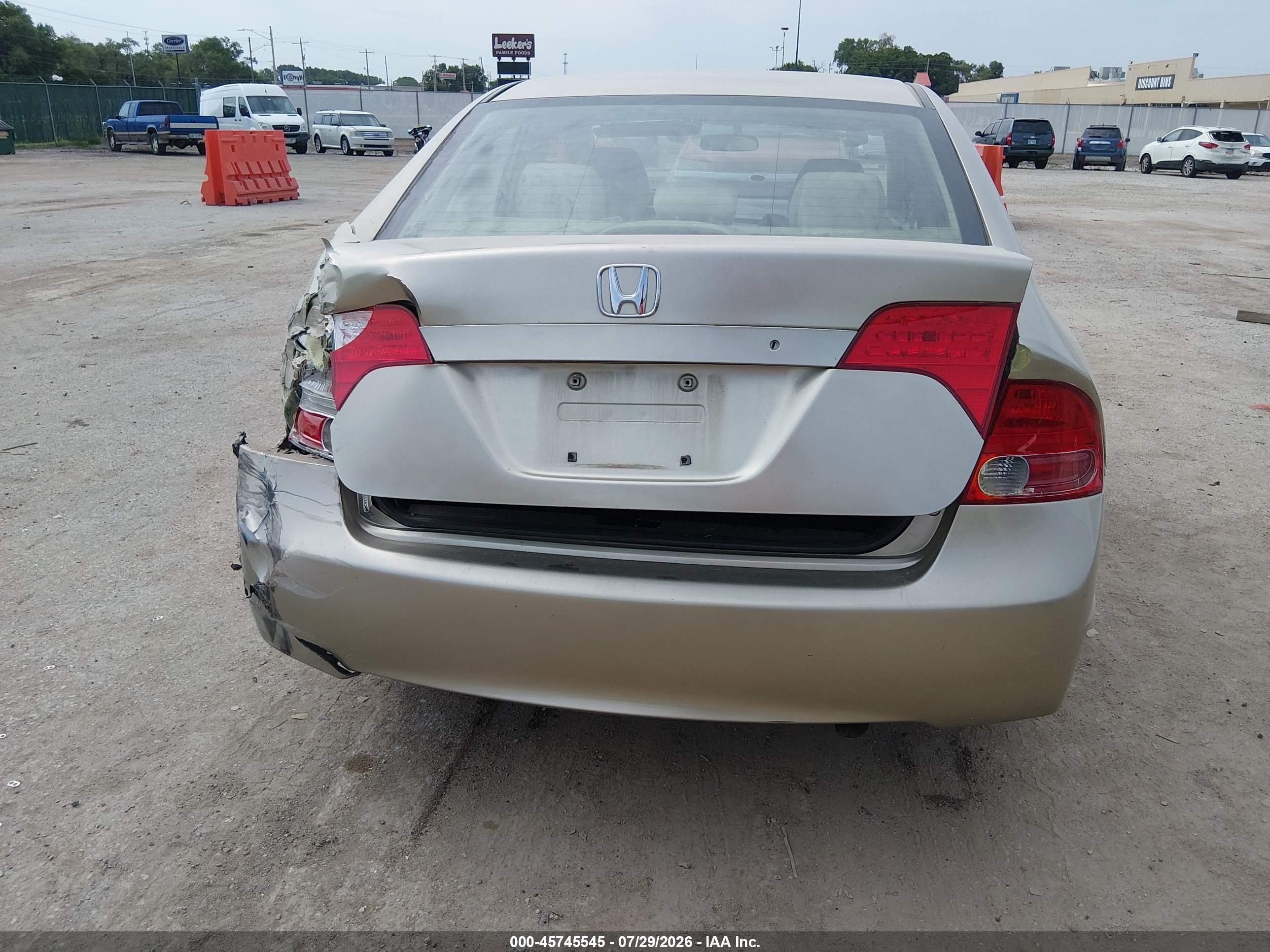 2008 Honda Civic Ex Коричневый vin: 1HGFA16868L113263