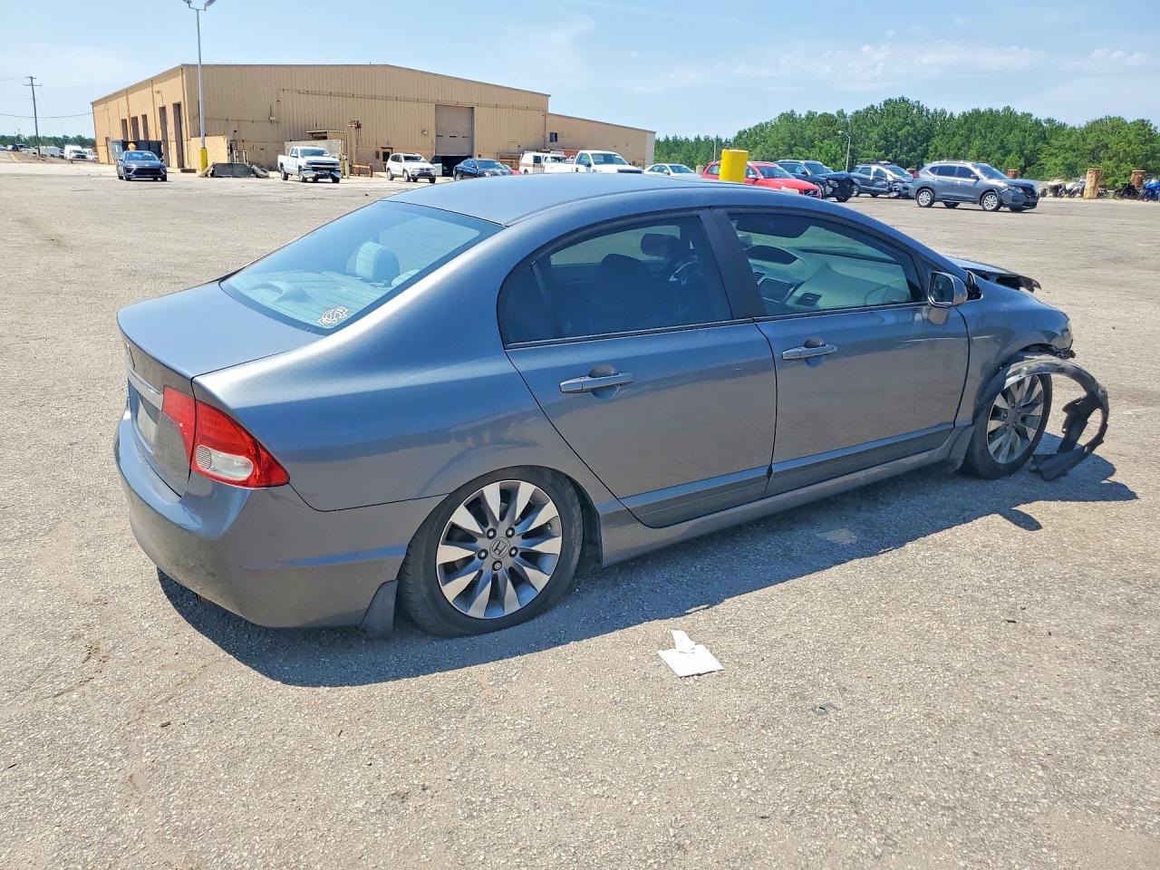 2009 Honda Civic Ex Gray vin: 1HGFA16869L006490