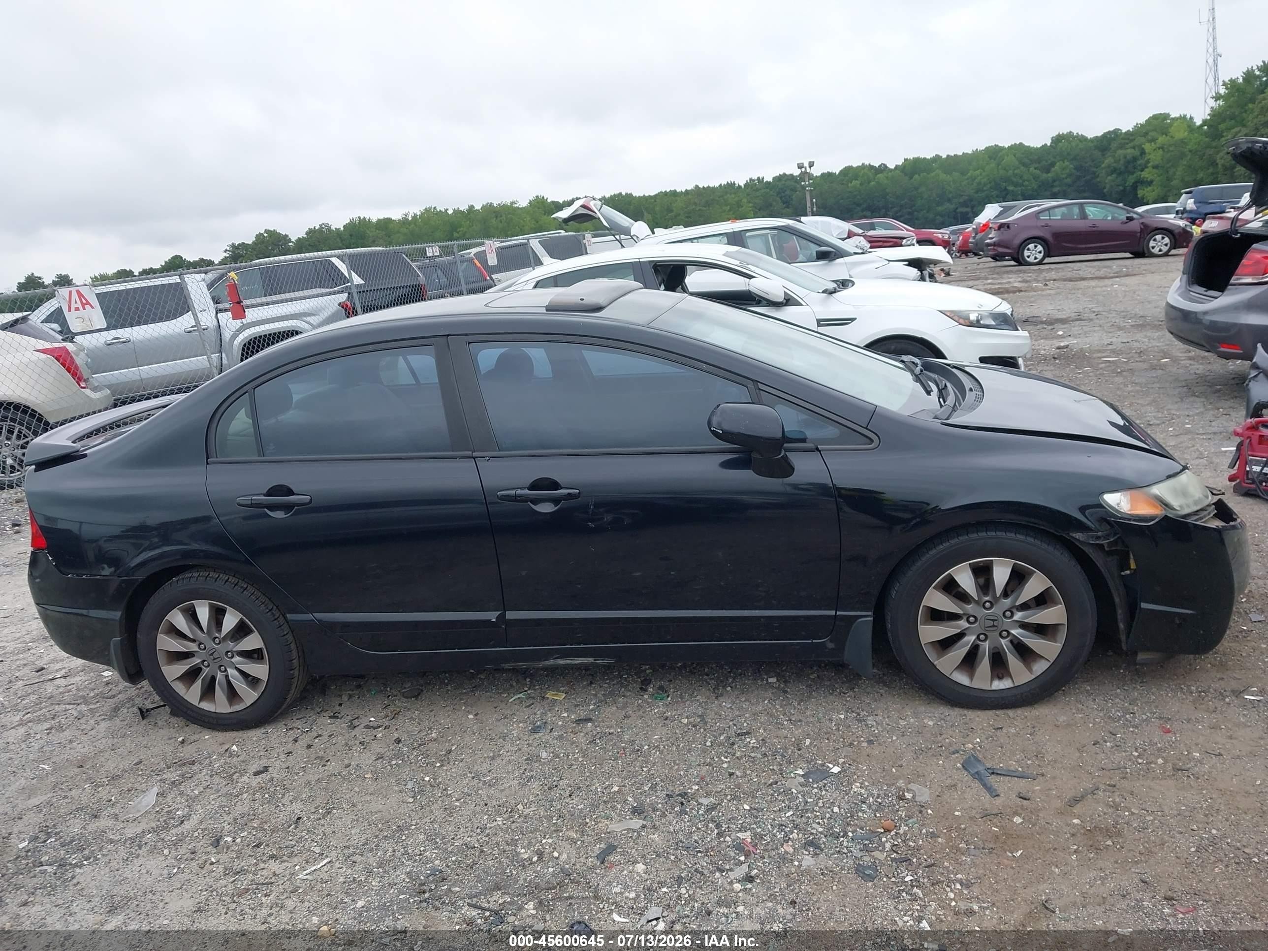 2009 Honda Civic Ex Black vin: 1HGFA16869L007588