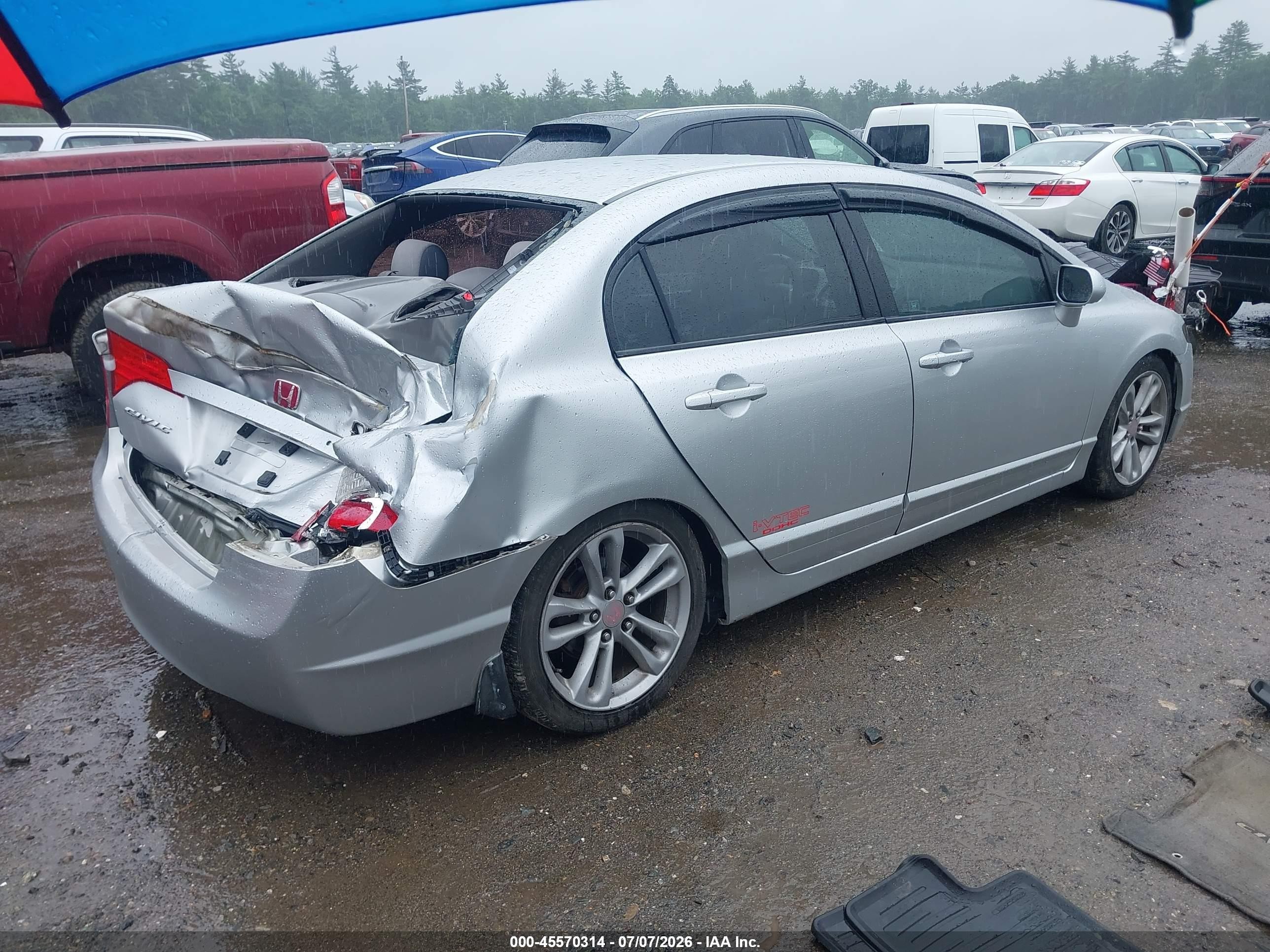 2006 Honda Civic Ex Silver vin: 1HGFA16876L004260