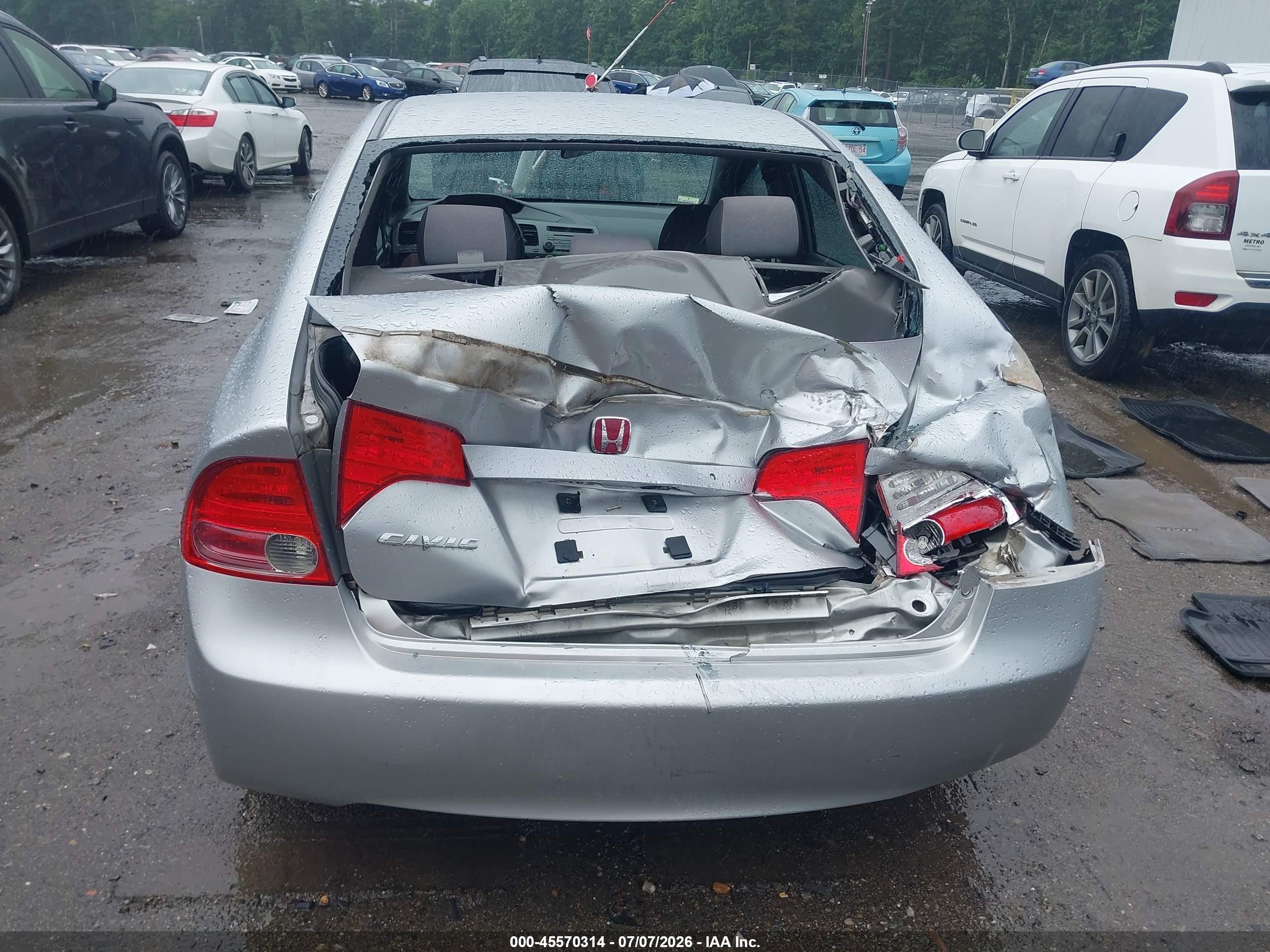 2006 Honda Civic Ex Silver vin: 1HGFA16876L004260