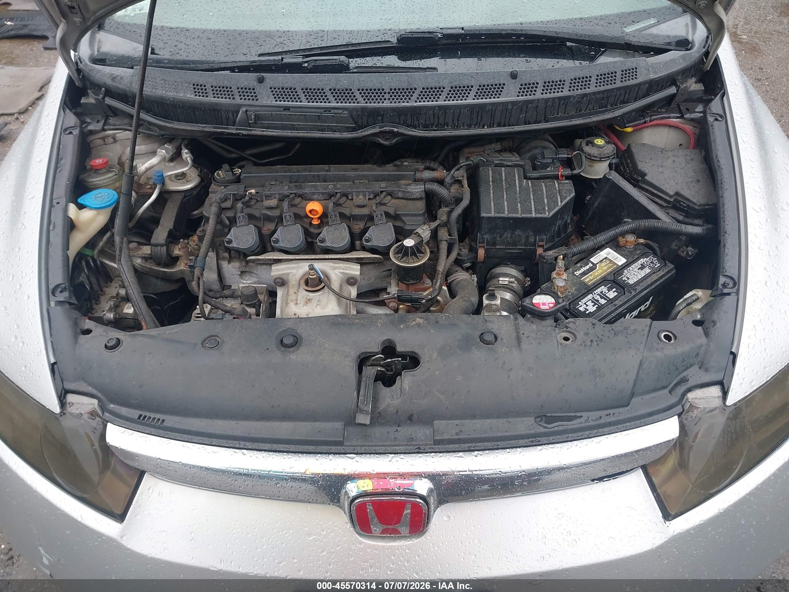2006 Honda Civic Ex Silver vin: 1HGFA16876L004260