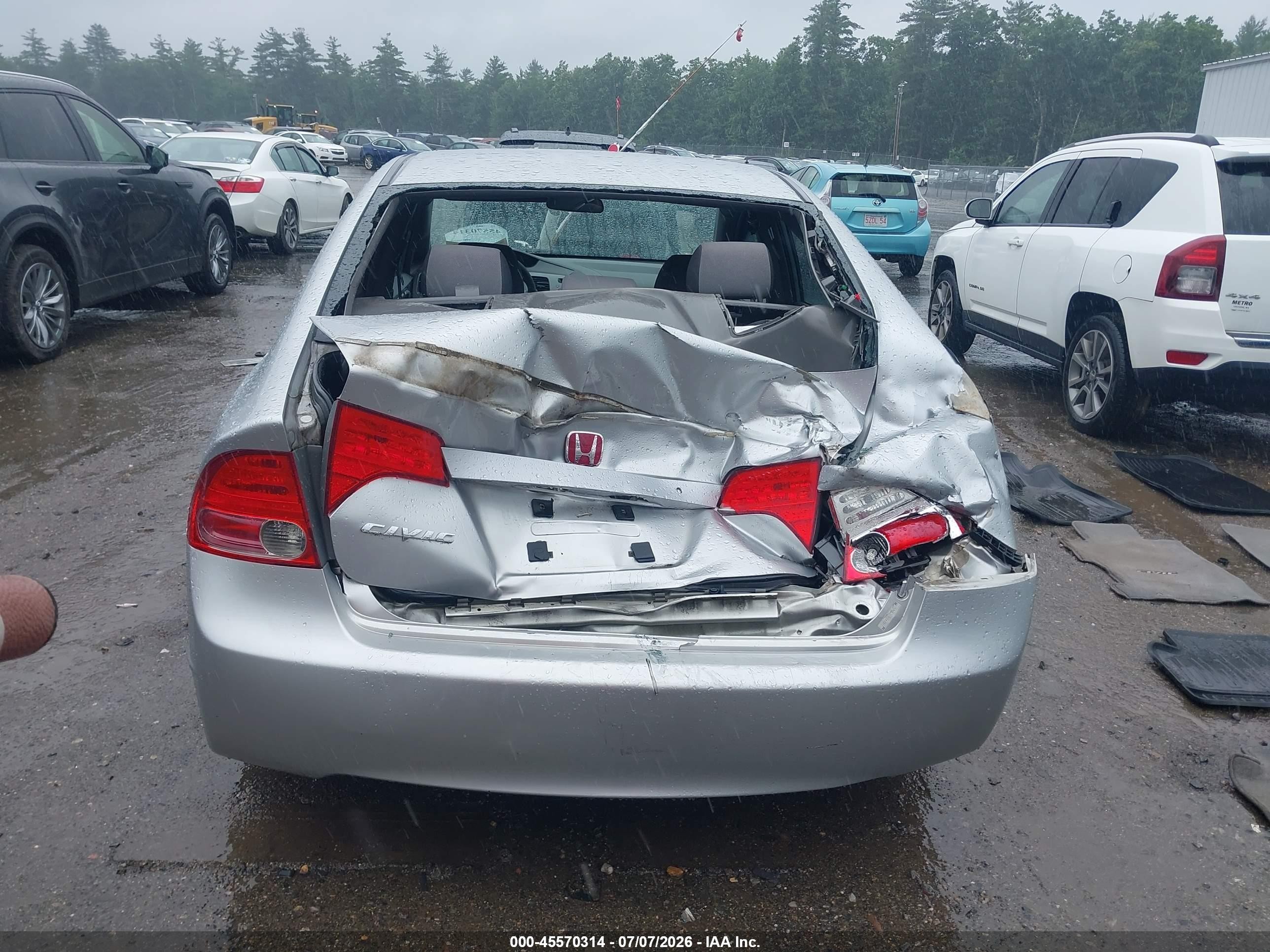 2006 Honda Civic Ex Silver vin: 1HGFA16876L004260