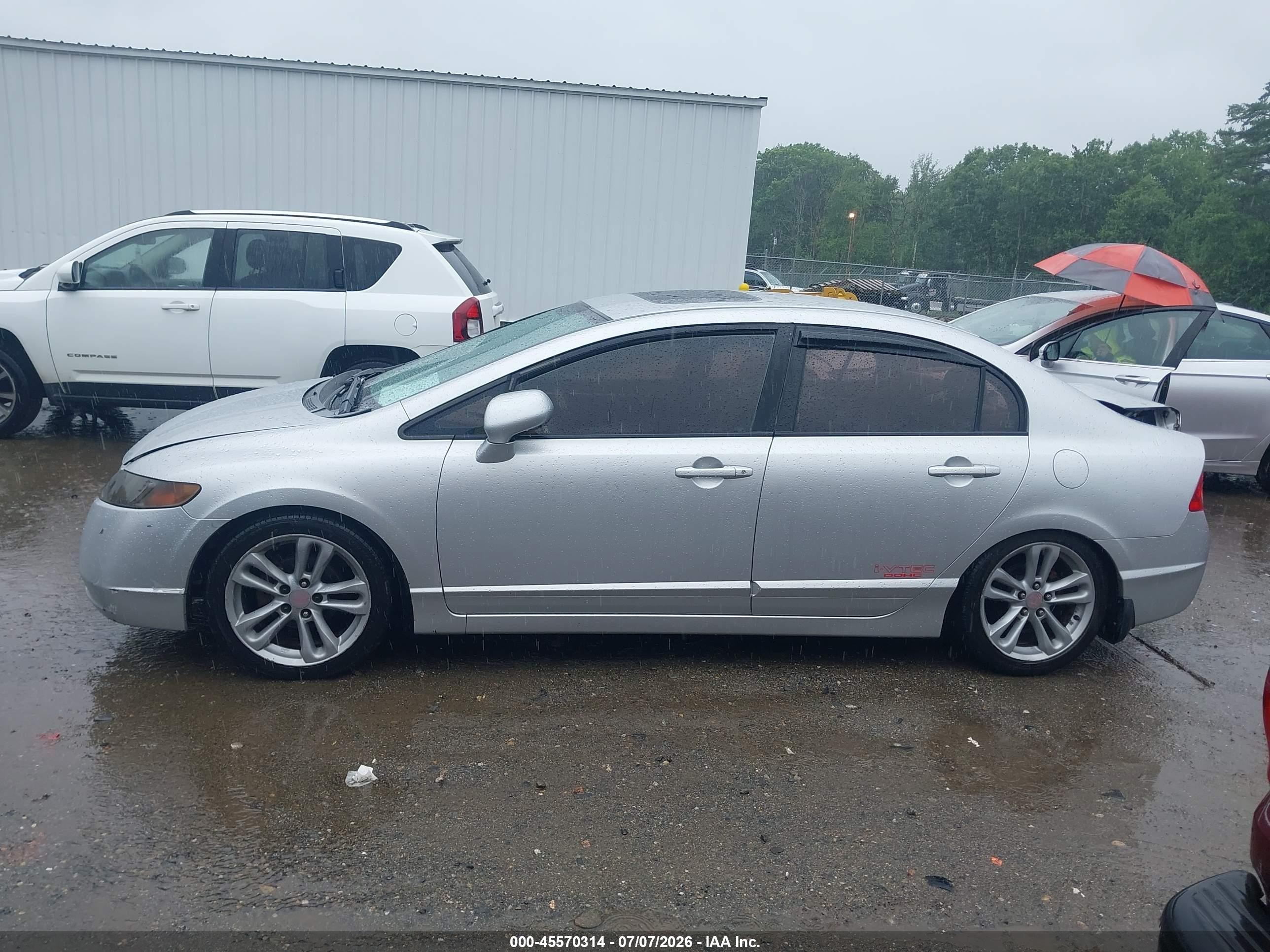 2006 Honda Civic Ex Silver vin: 1HGFA16876L004260