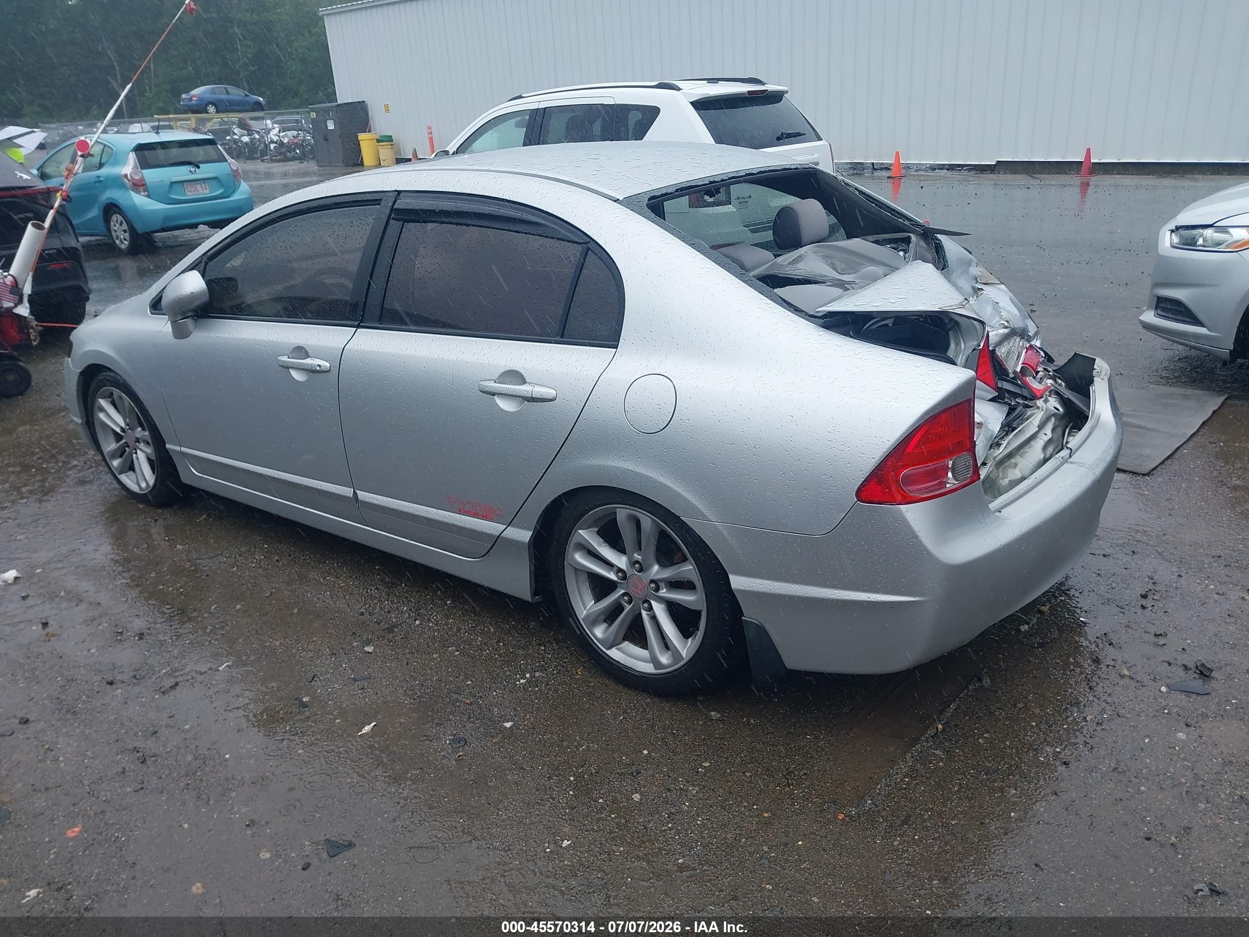 2006 Honda Civic Ex Silver vin: 1HGFA16876L004260