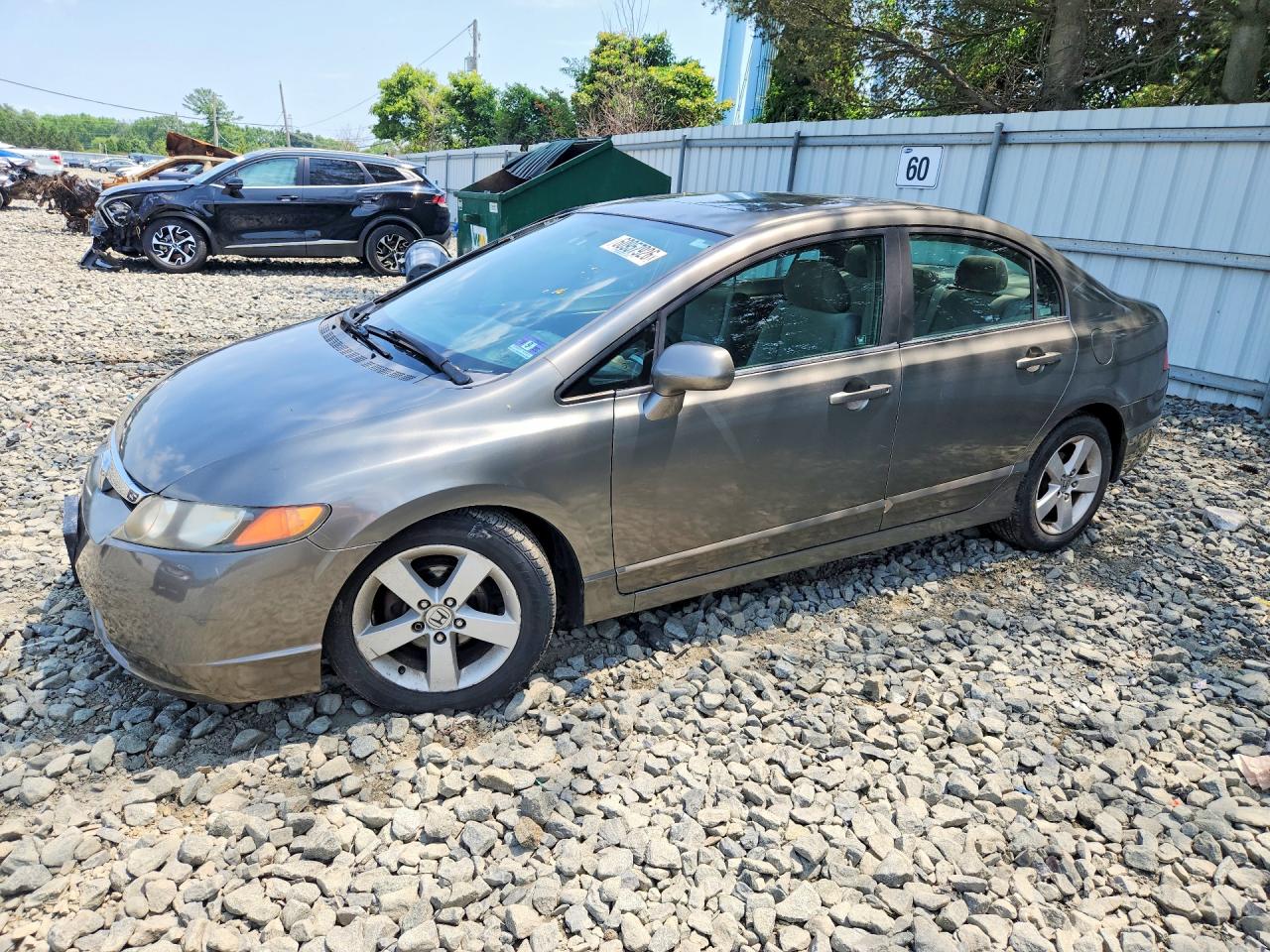 2006 Honda Civic Ex Gray vin: 1HGFA16876L015310