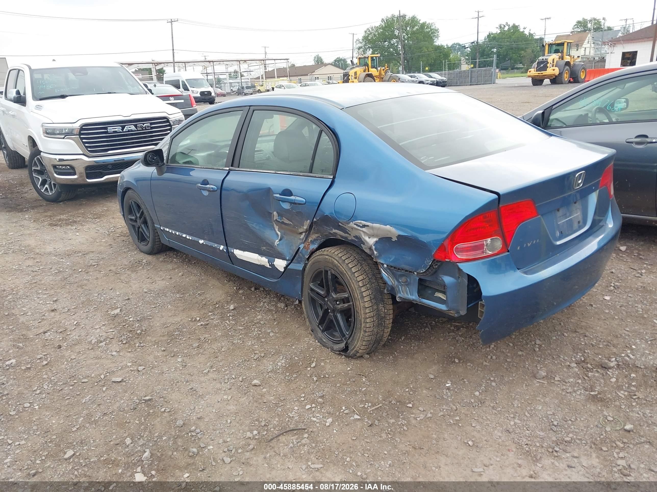 2006 Honda Civic Ex Blue vin: 1HGFA16876L045083