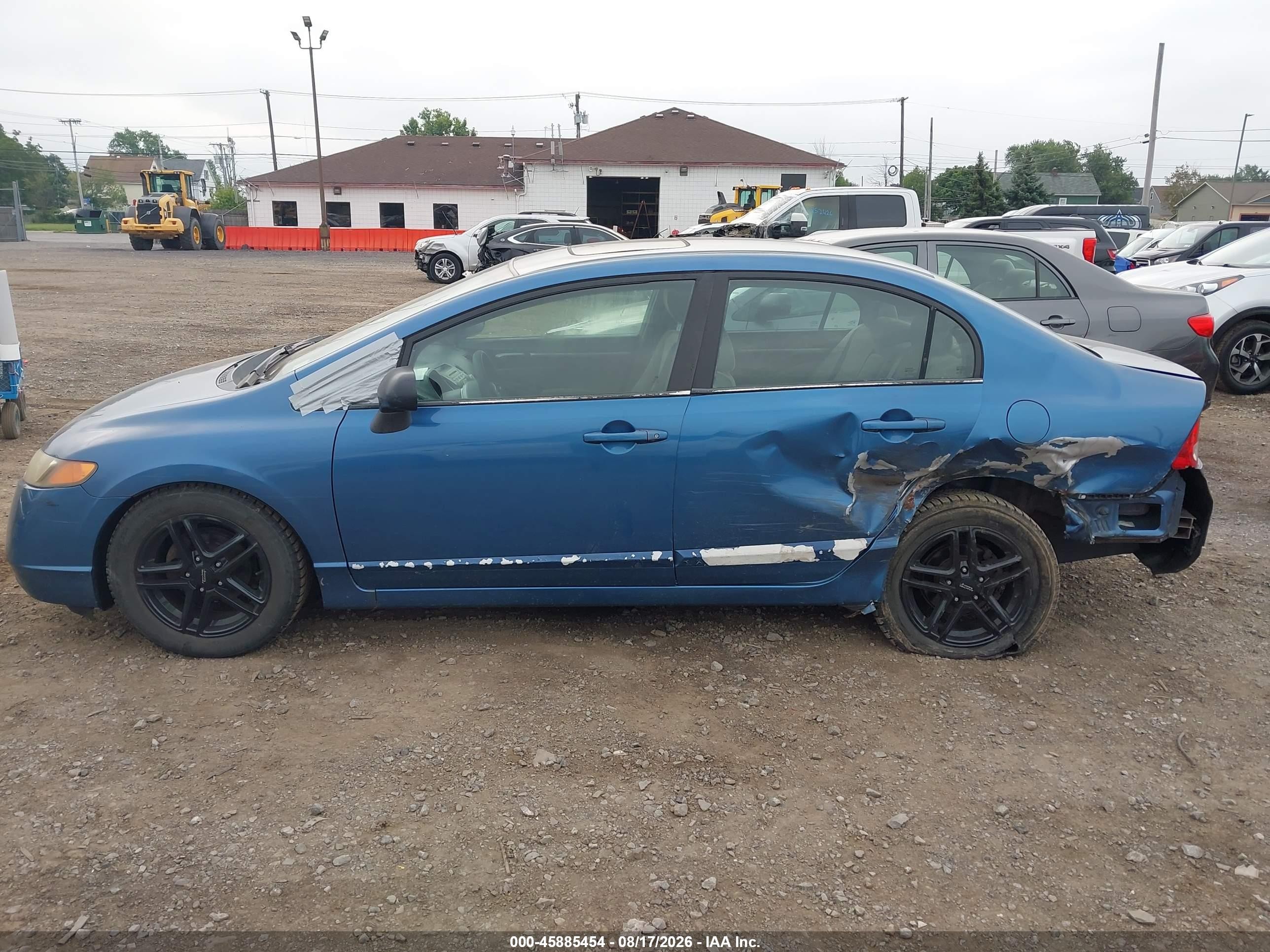 2006 Honda Civic Ex Blue vin: 1HGFA16876L045083