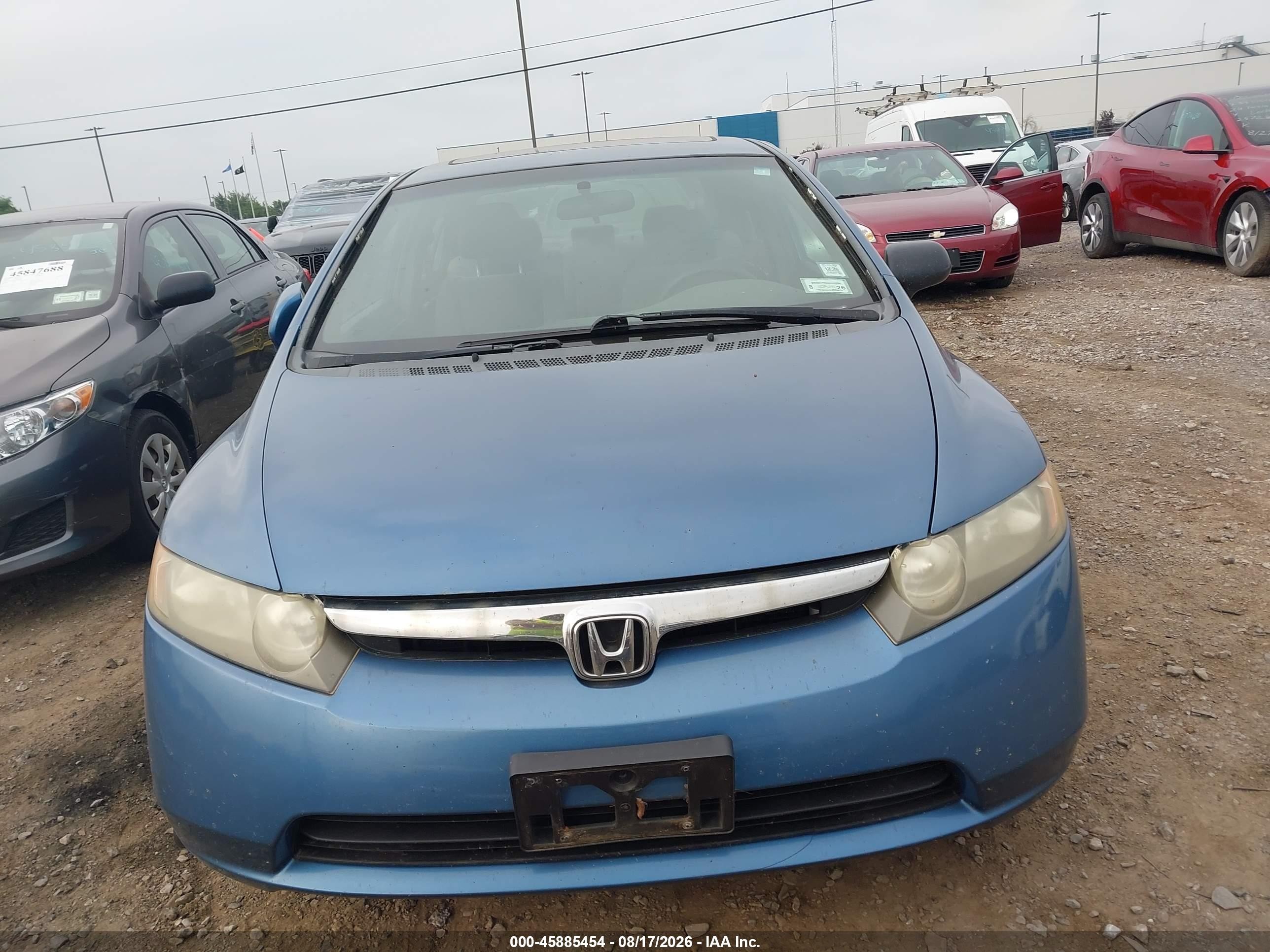 2006 Honda Civic Ex Blue vin: 1HGFA16876L045083