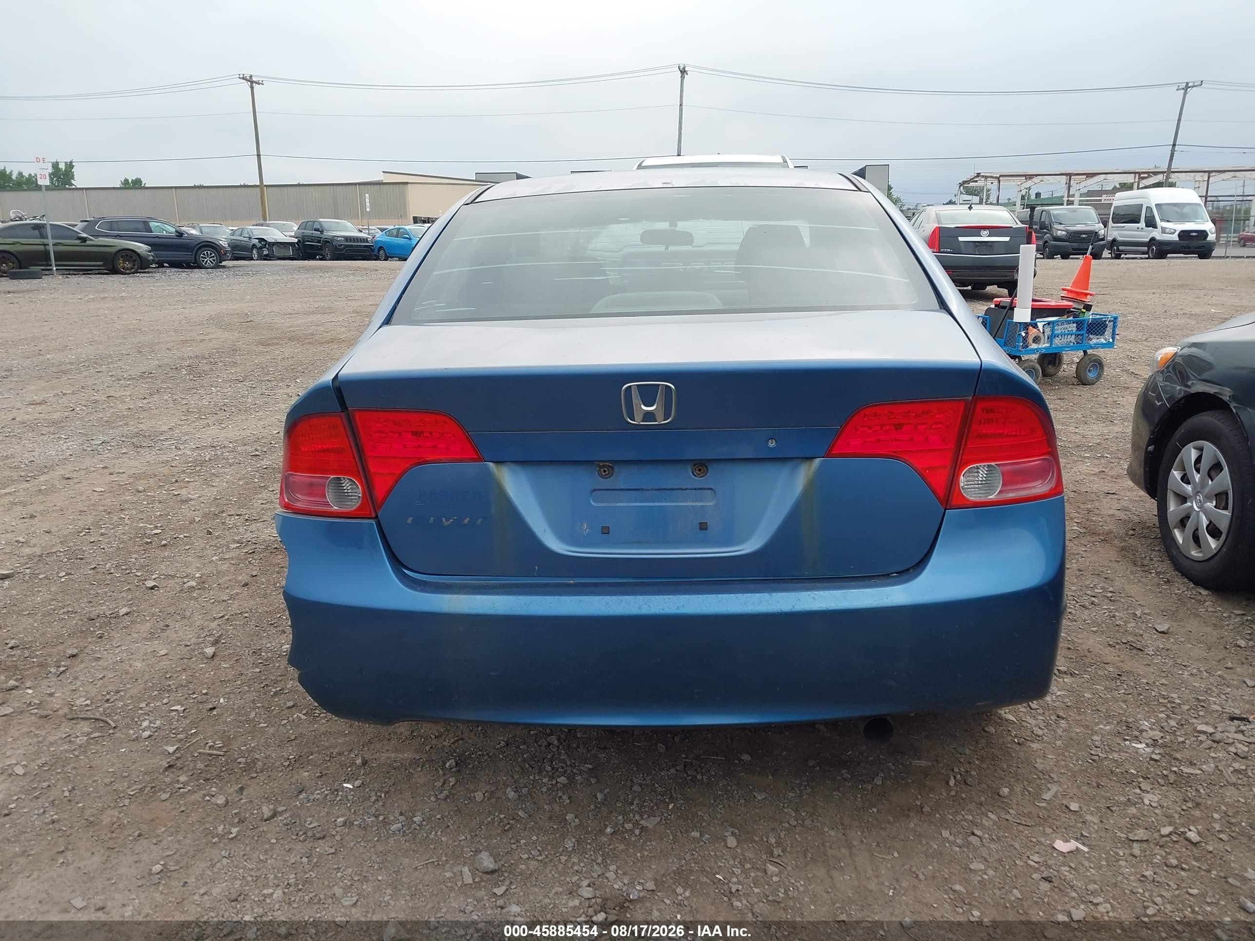 2006 Honda Civic Ex Blue vin: 1HGFA16876L045083