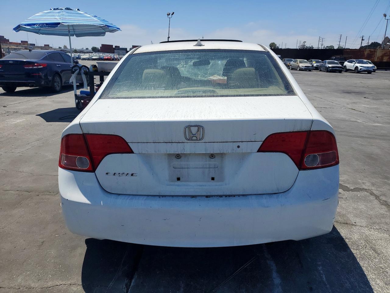 2006 Honda Civic Ex White vin: 1HGFA16876L050963