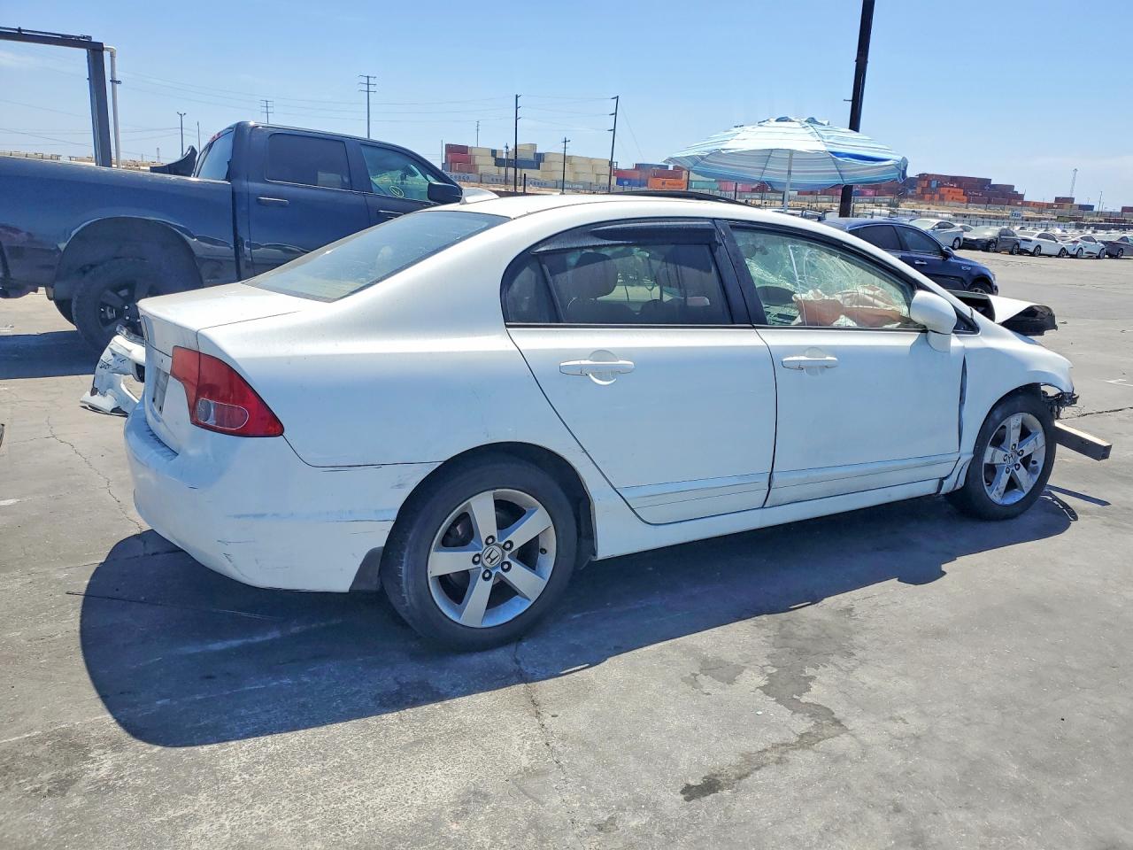 2006 Honda Civic Ex White vin: 1HGFA16876L050963