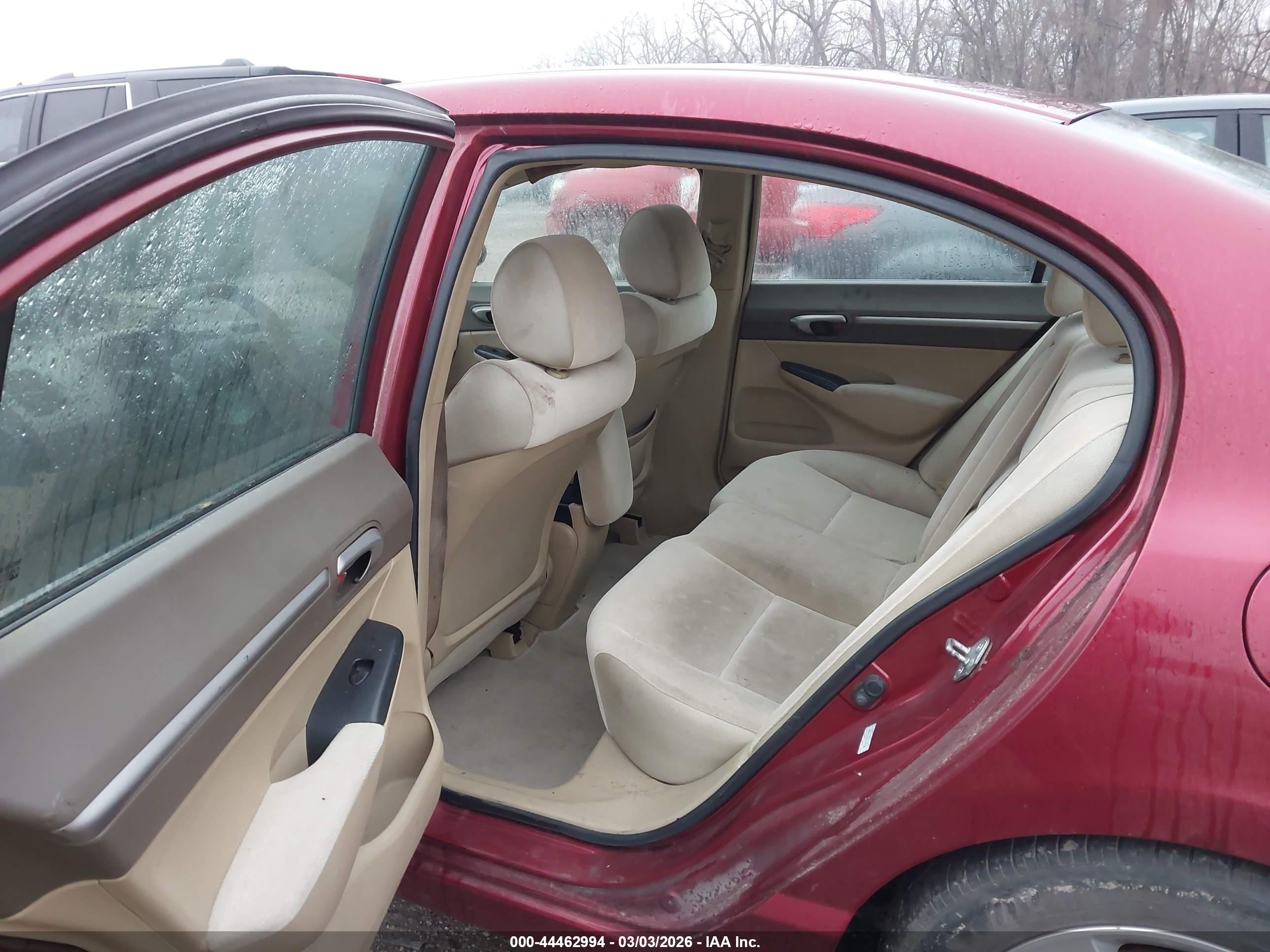 2006 Honda Civic Ex Red vin: 1HGFA16876L074308