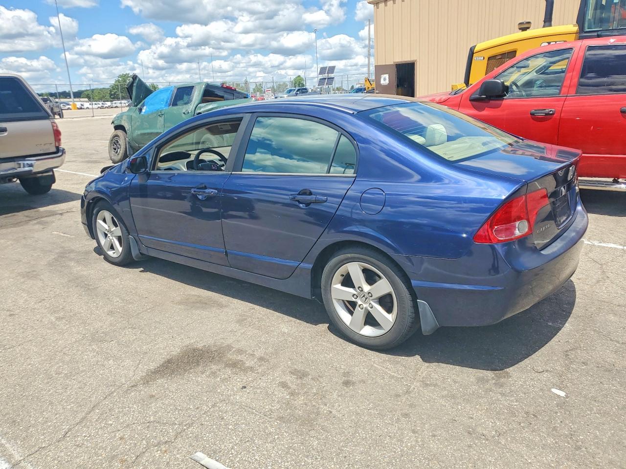 2006 Honda Civic Ex Blue vin: 1HGFA16876L075295