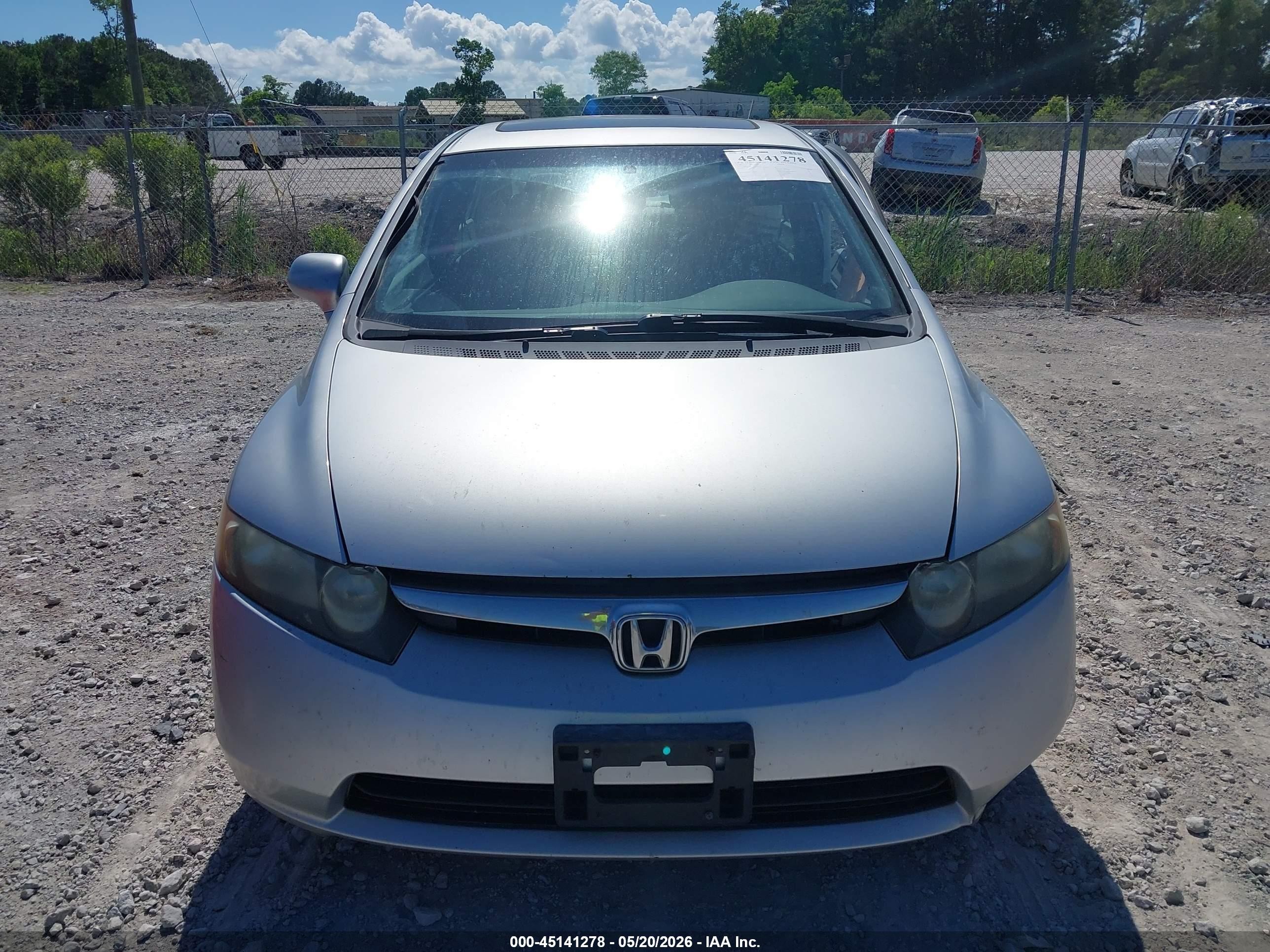 2006 Honda Civic Ex Серебряный vin: 1HGFA16876L089035