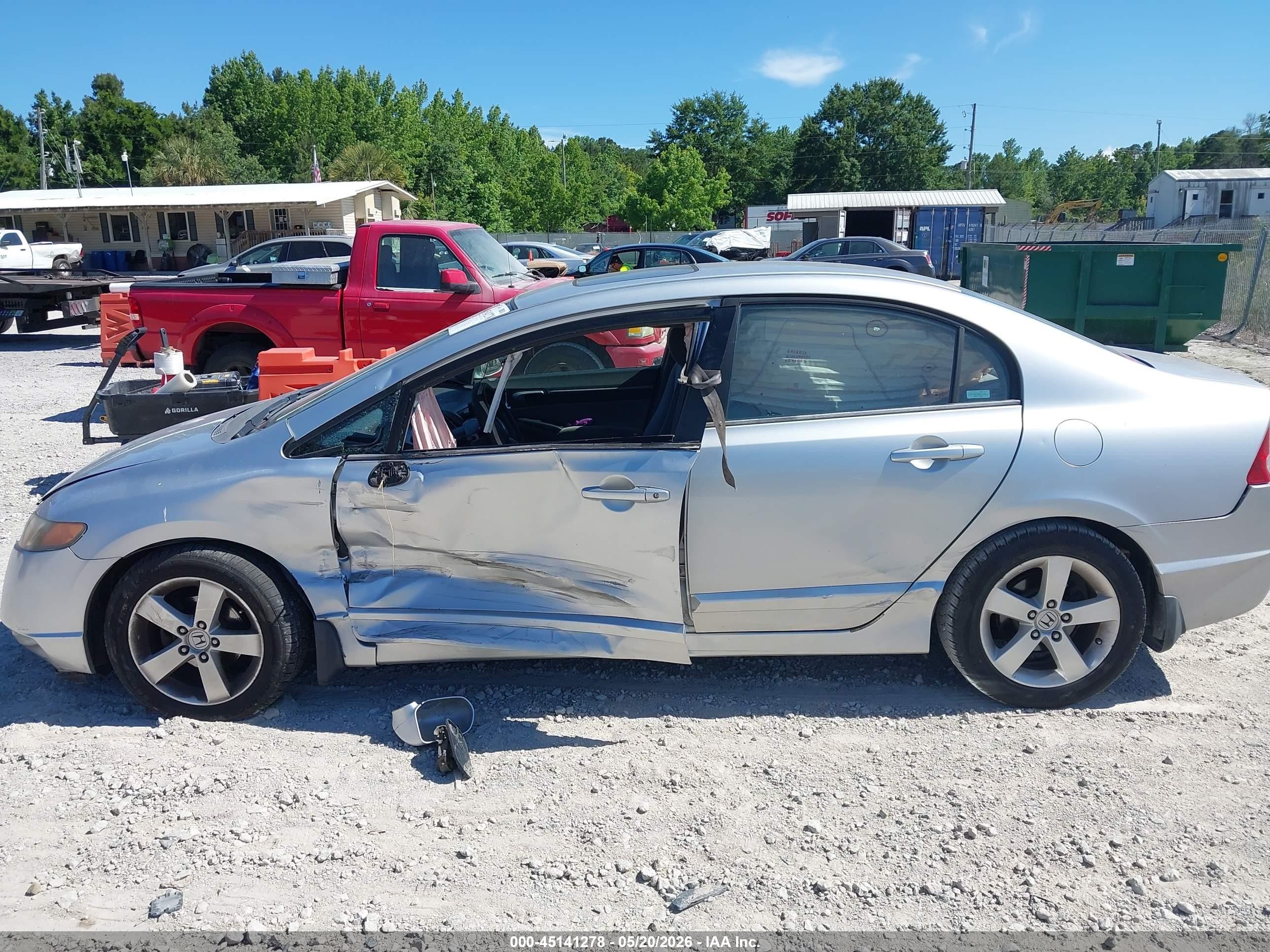 2006 Honda Civic Ex Серебряный vin: 1HGFA16876L089035