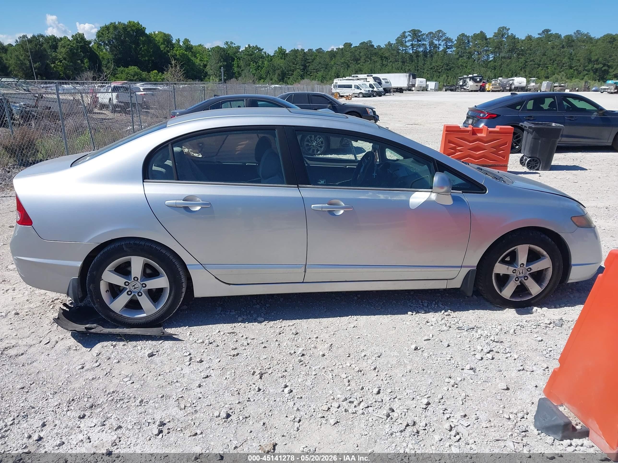2006 Honda Civic Ex Серебряный vin: 1HGFA16876L089035