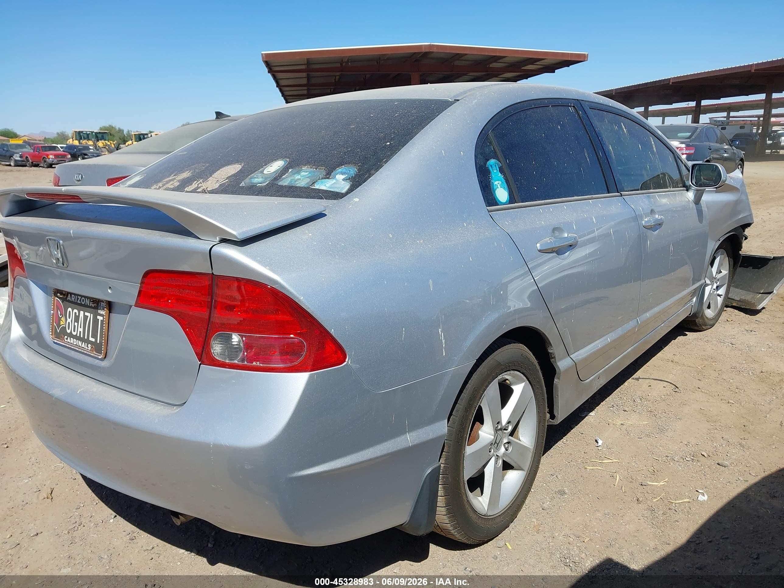 2006 Honda Civic Ex Серебряный vin: 1HGFA16876L105153