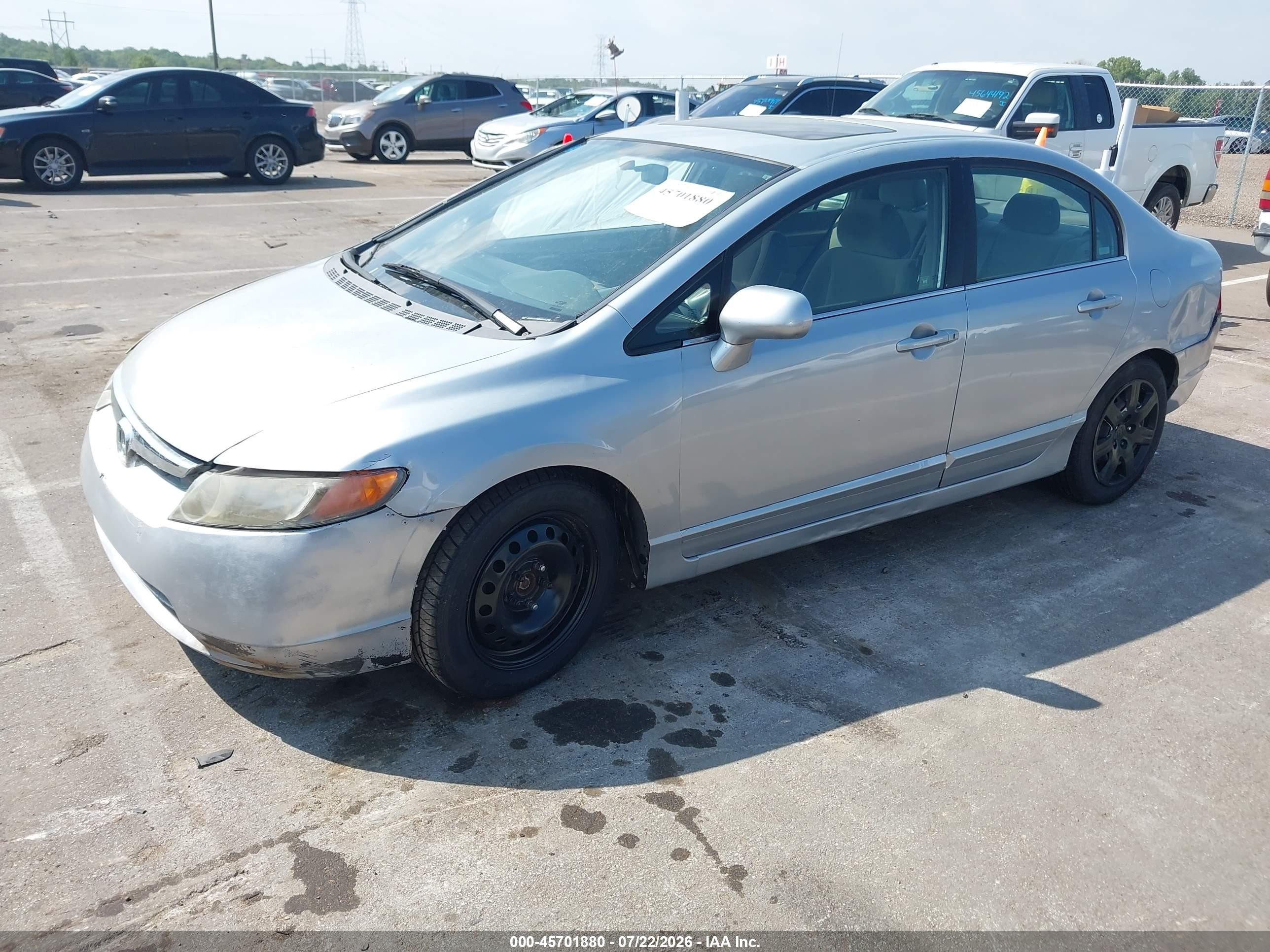 2006 Honda Civic Ex Silver vin: 1HGFA16876L116511