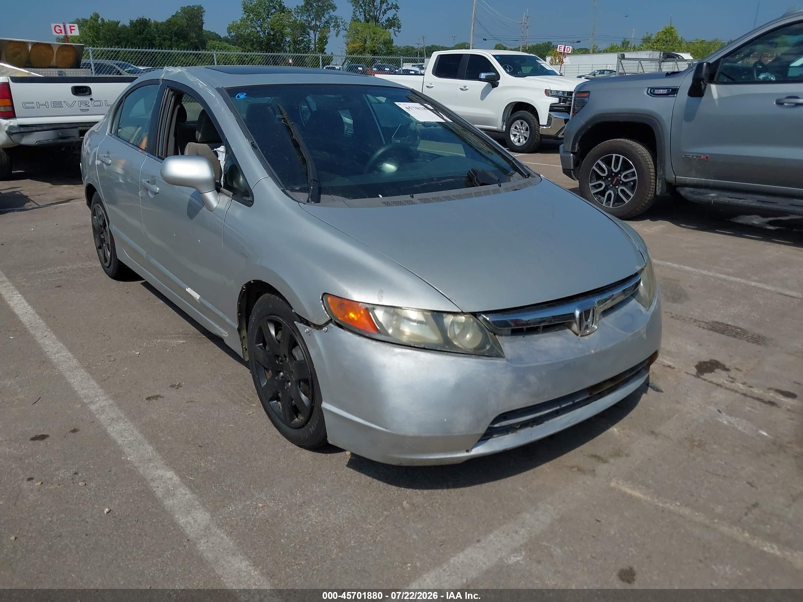 2006 Honda Civic Ex Silver vin: 1HGFA16876L116511