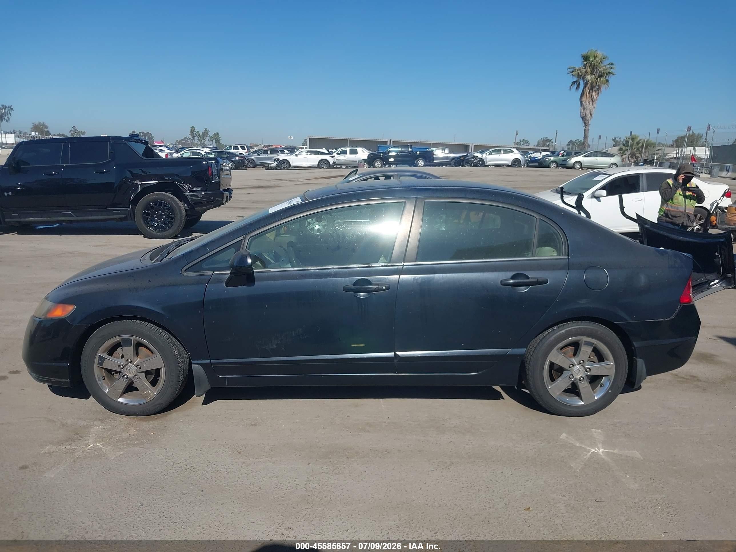 2006 Honda Civic Ex Black vin: 1HGFA16876L137567
