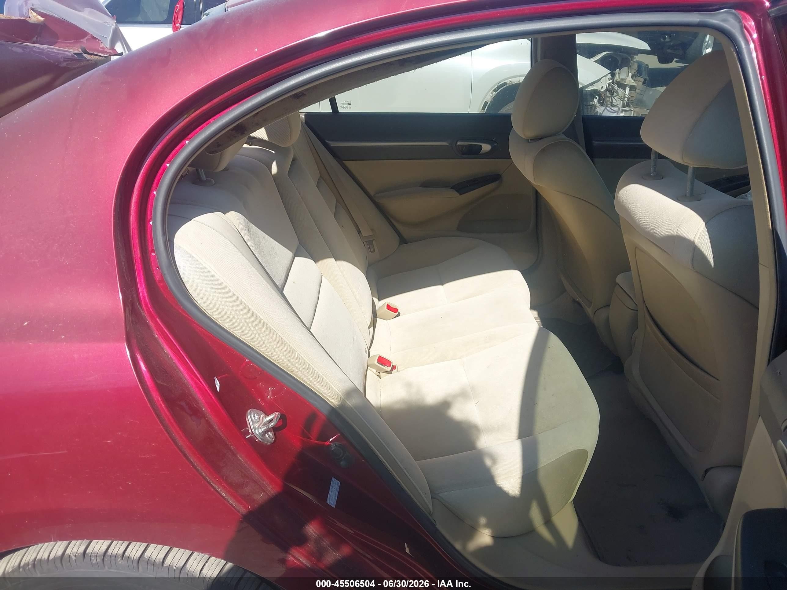 2006 Honda Civic Ex Red vin: 1HGFA16876L138024