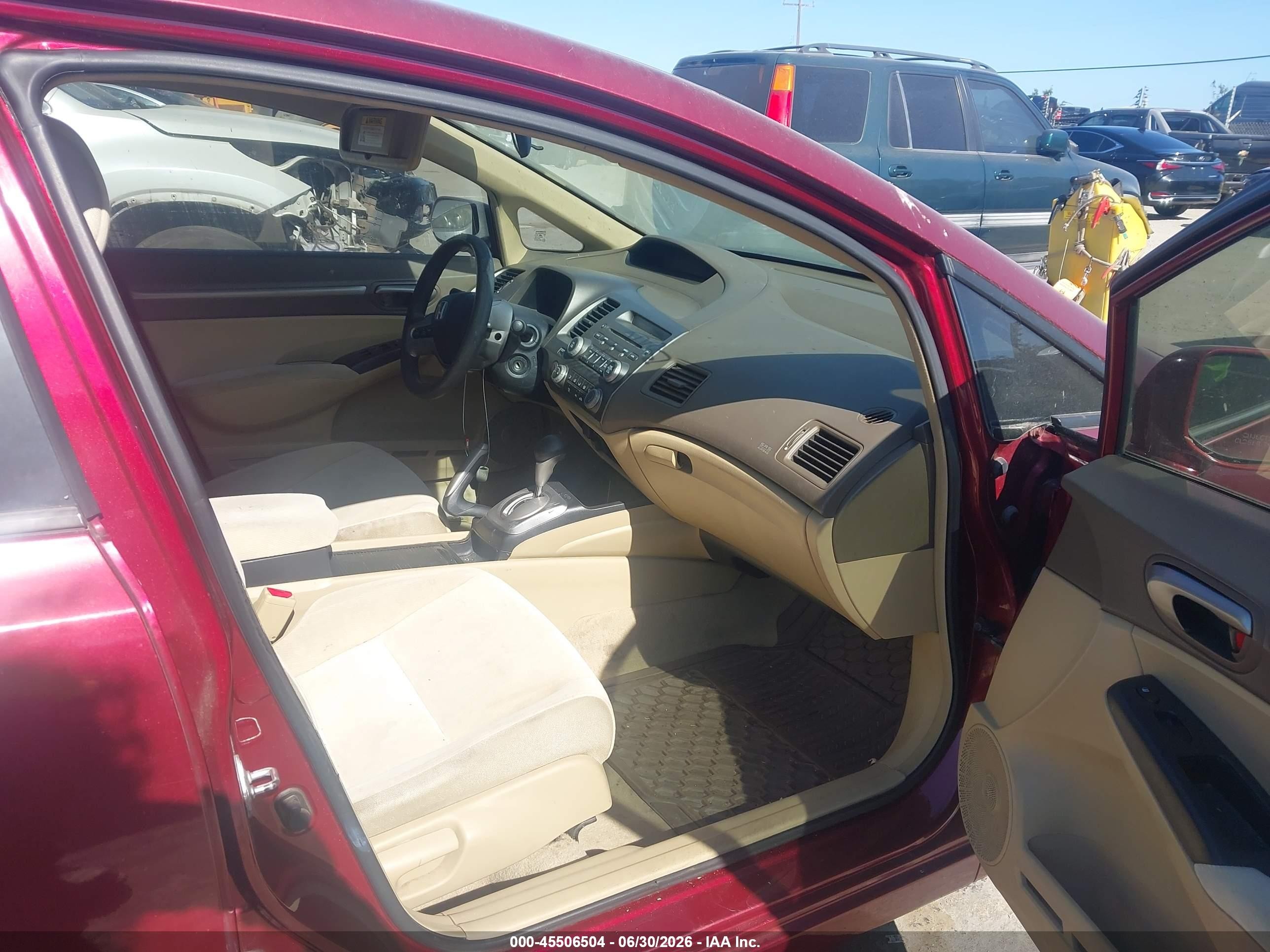 2006 Honda Civic Ex Red vin: 1HGFA16876L138024