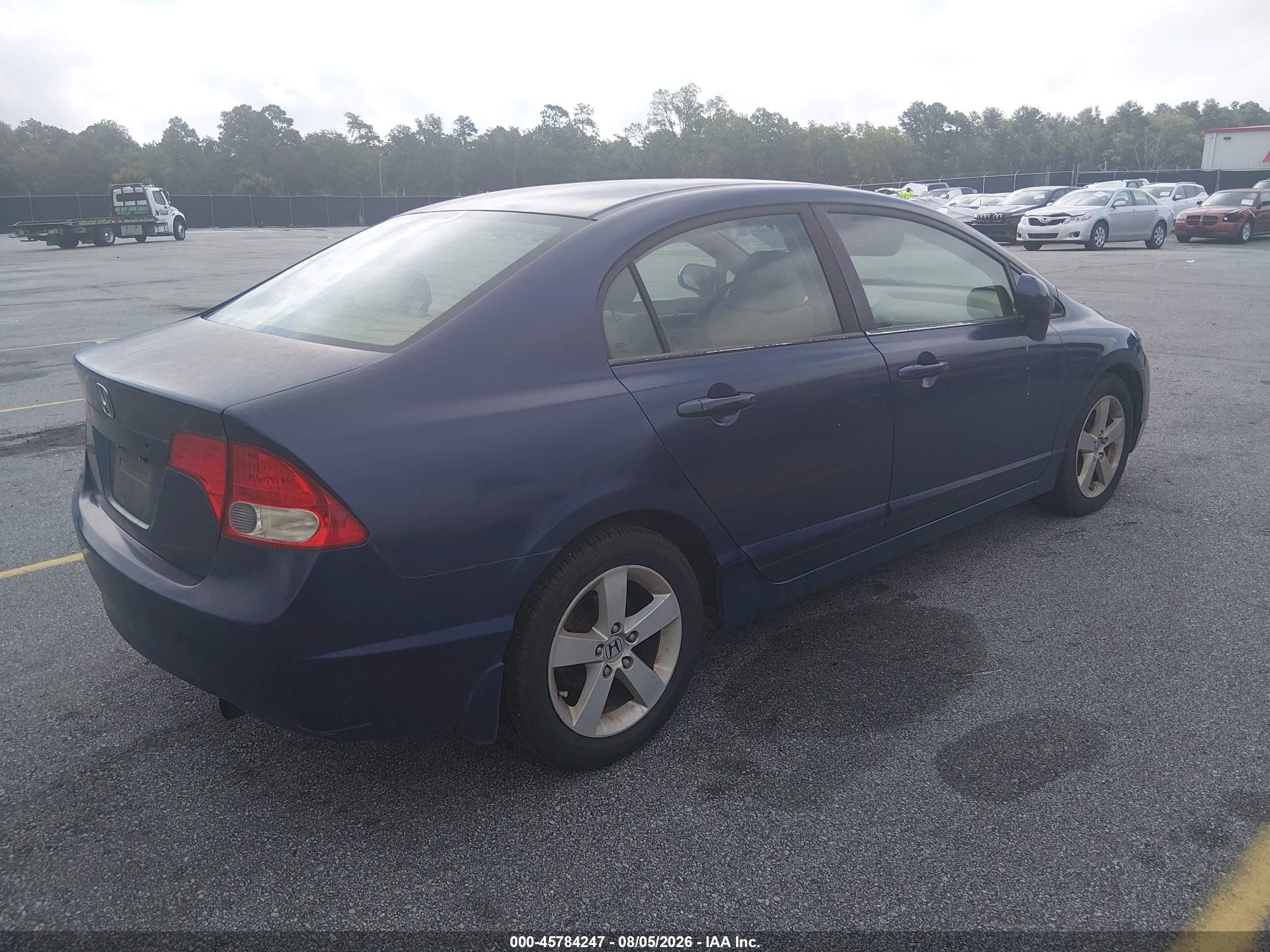 2006 Honda Civic Ex Blue vin: 1HGFA16876L142266