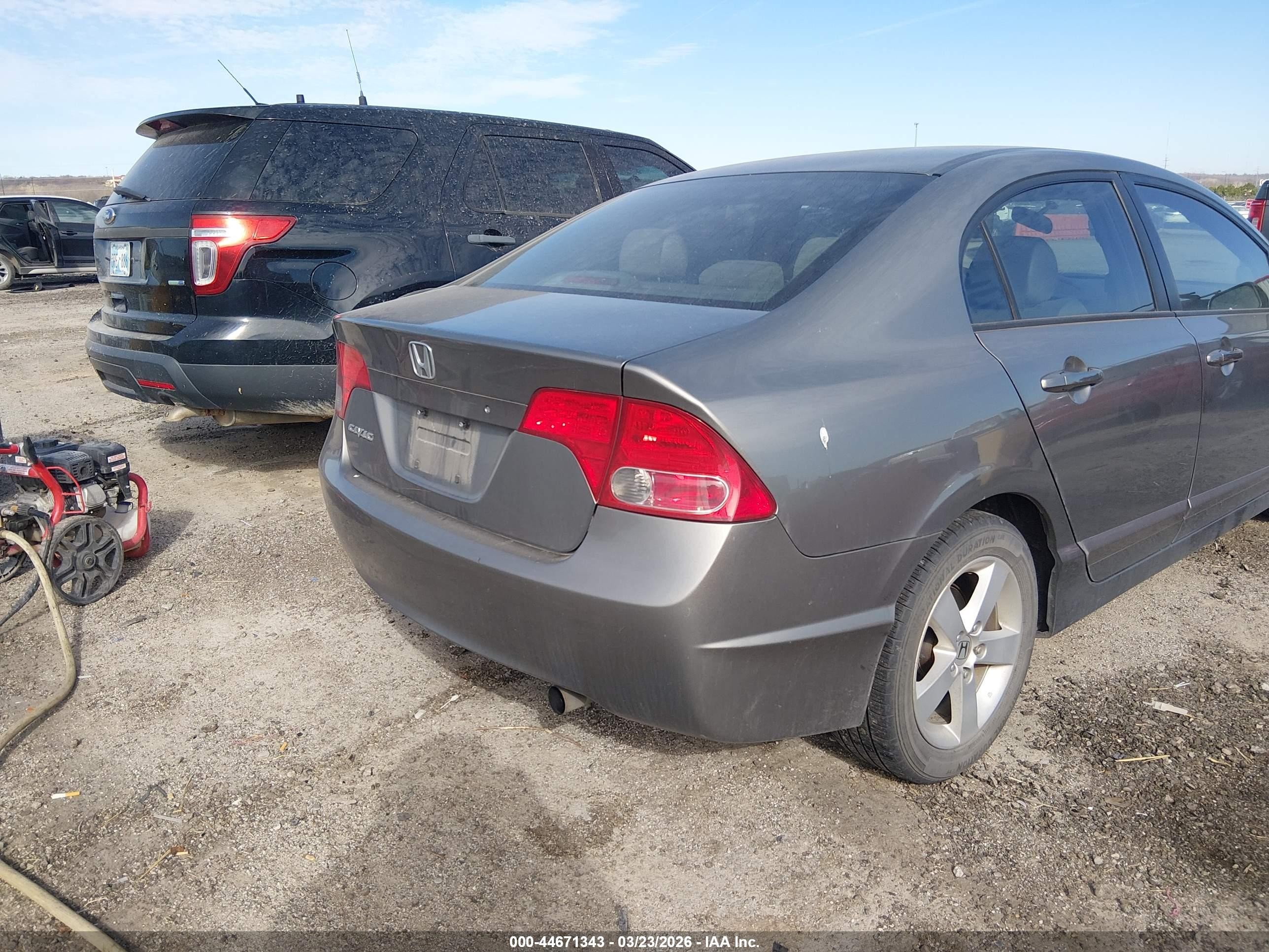 2006 Honda Civic Ex Серый vin: 1HGFA16876L144695