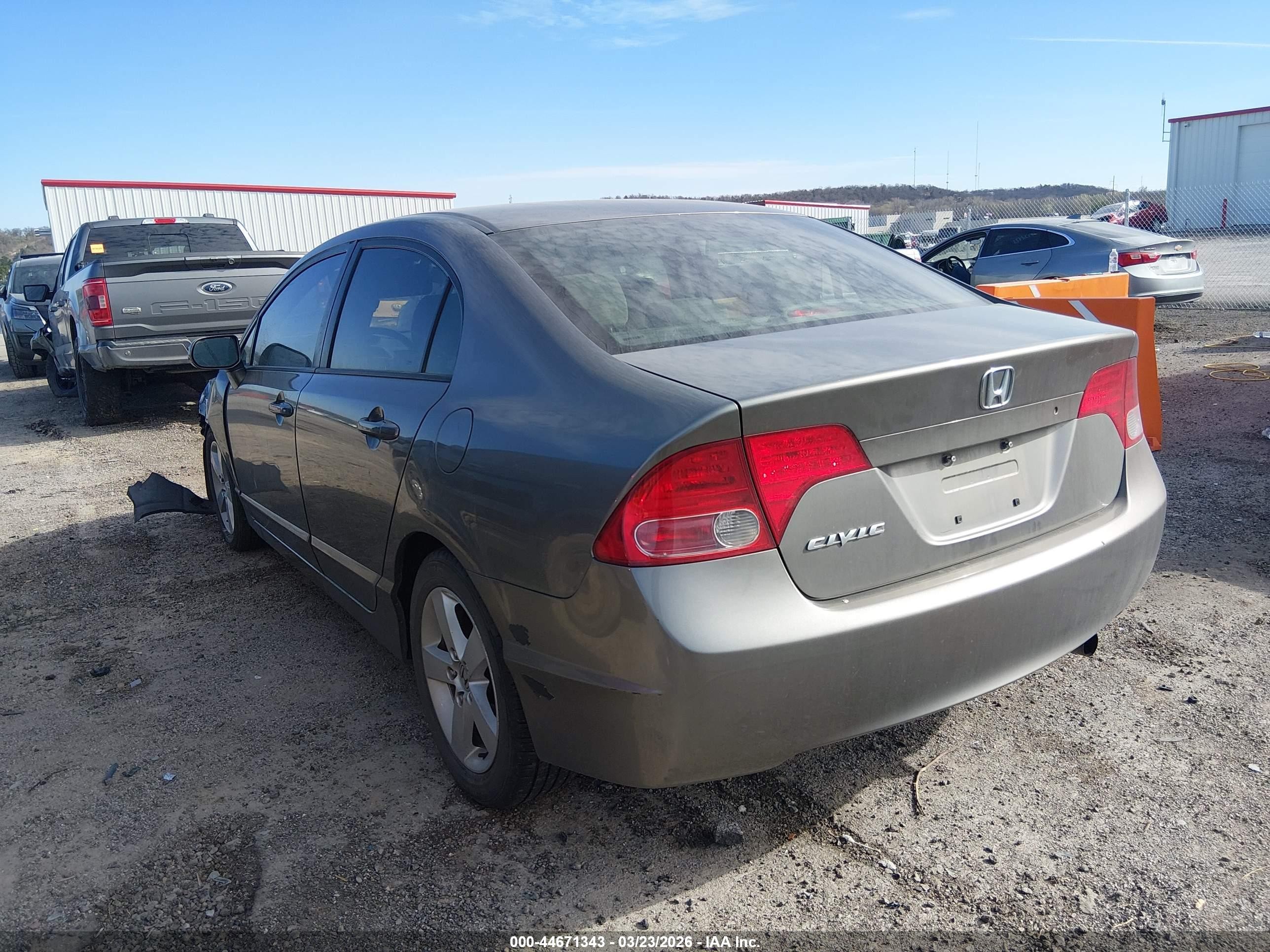 2006 Honda Civic Ex Серый vin: 1HGFA16876L144695