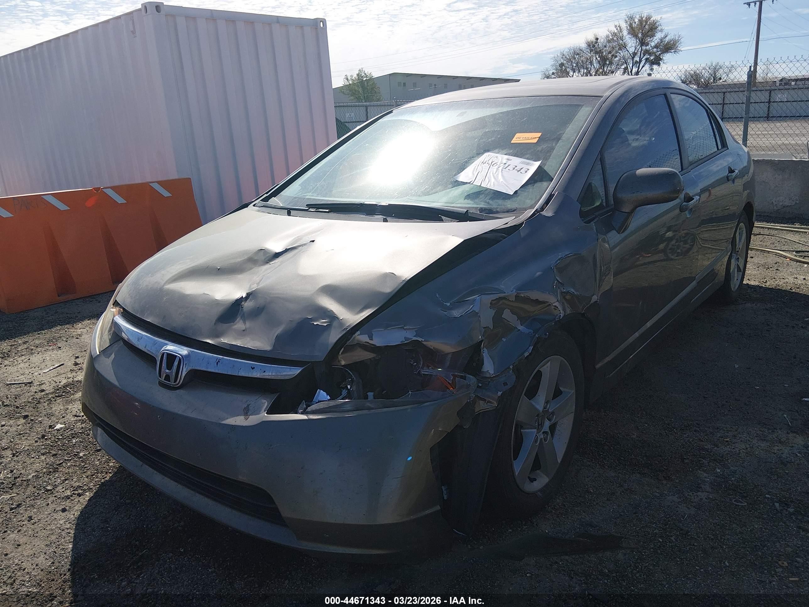 2006 Honda Civic Ex Серый vin: 1HGFA16876L144695