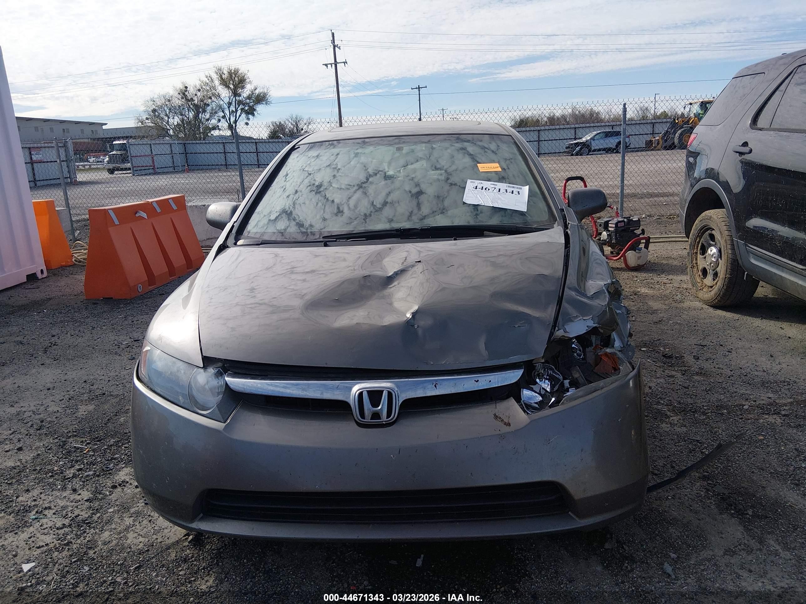 2006 Honda Civic Ex Серый vin: 1HGFA16876L144695