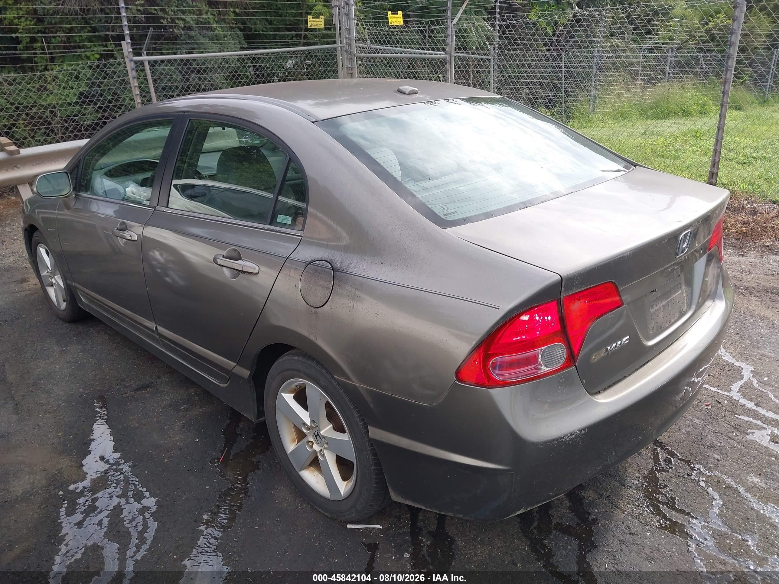 2007 Honda Civic Ex Gray vin: 1HGFA16877L000646
