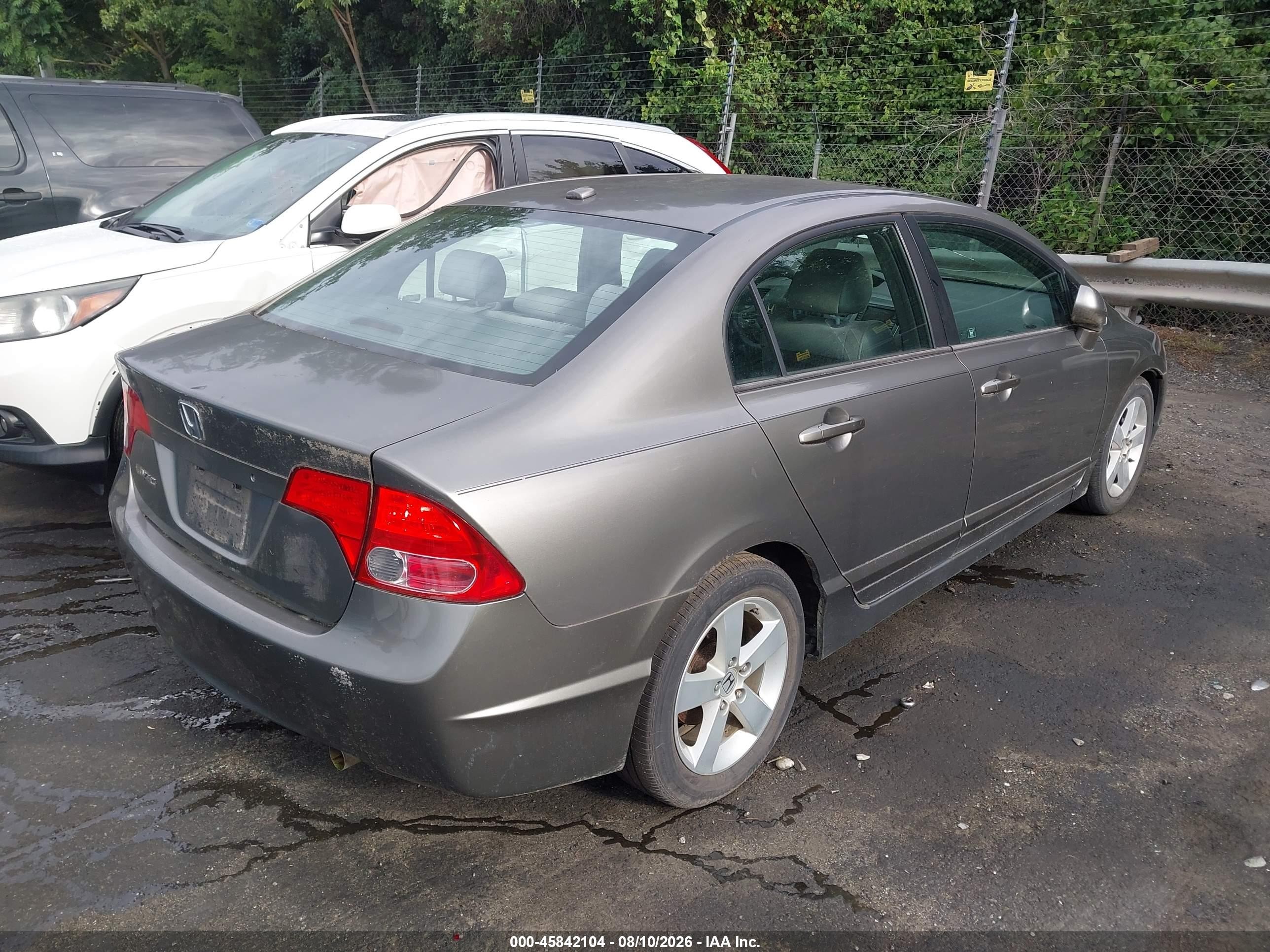 2007 Honda Civic Ex Gray vin: 1HGFA16877L000646