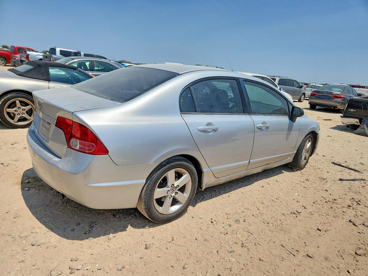 2007 Honda Civic Ex Silver vin: 1HGFA16877L029953