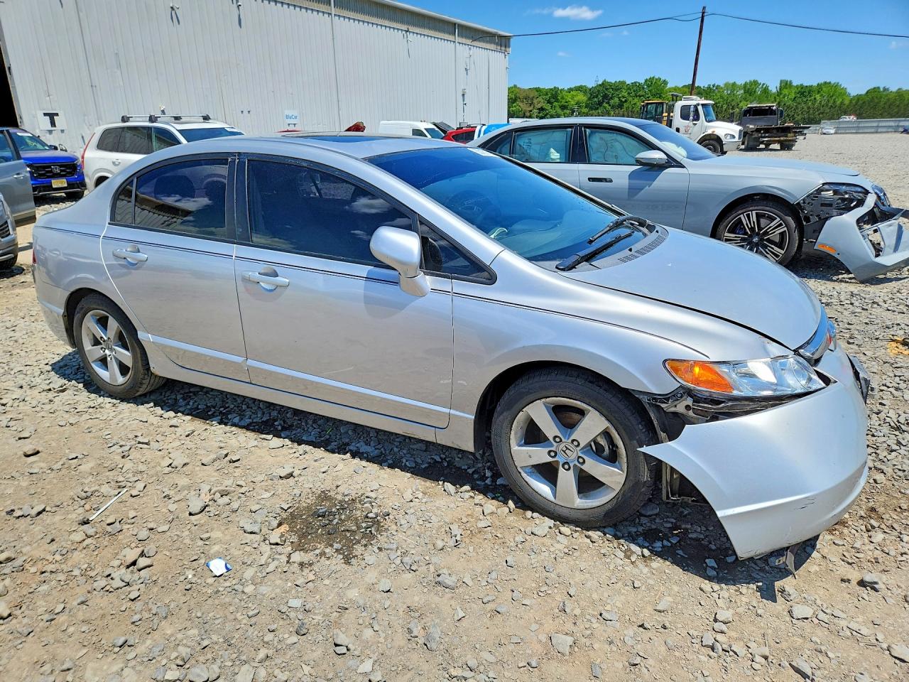 2007 Honda Civic Ex Silver vin: 1HGFA16877L030262
