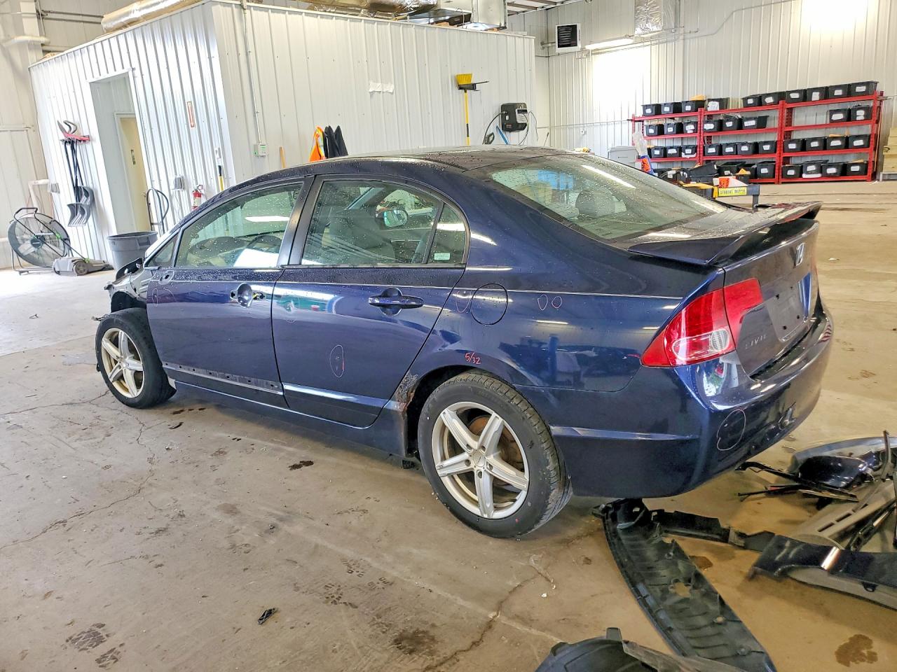 2007 Honda Civic Ex Blue vin: 1HGFA16877L031587