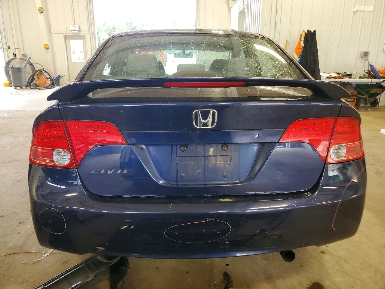 2007 Honda Civic Ex Blue vin: 1HGFA16877L031587