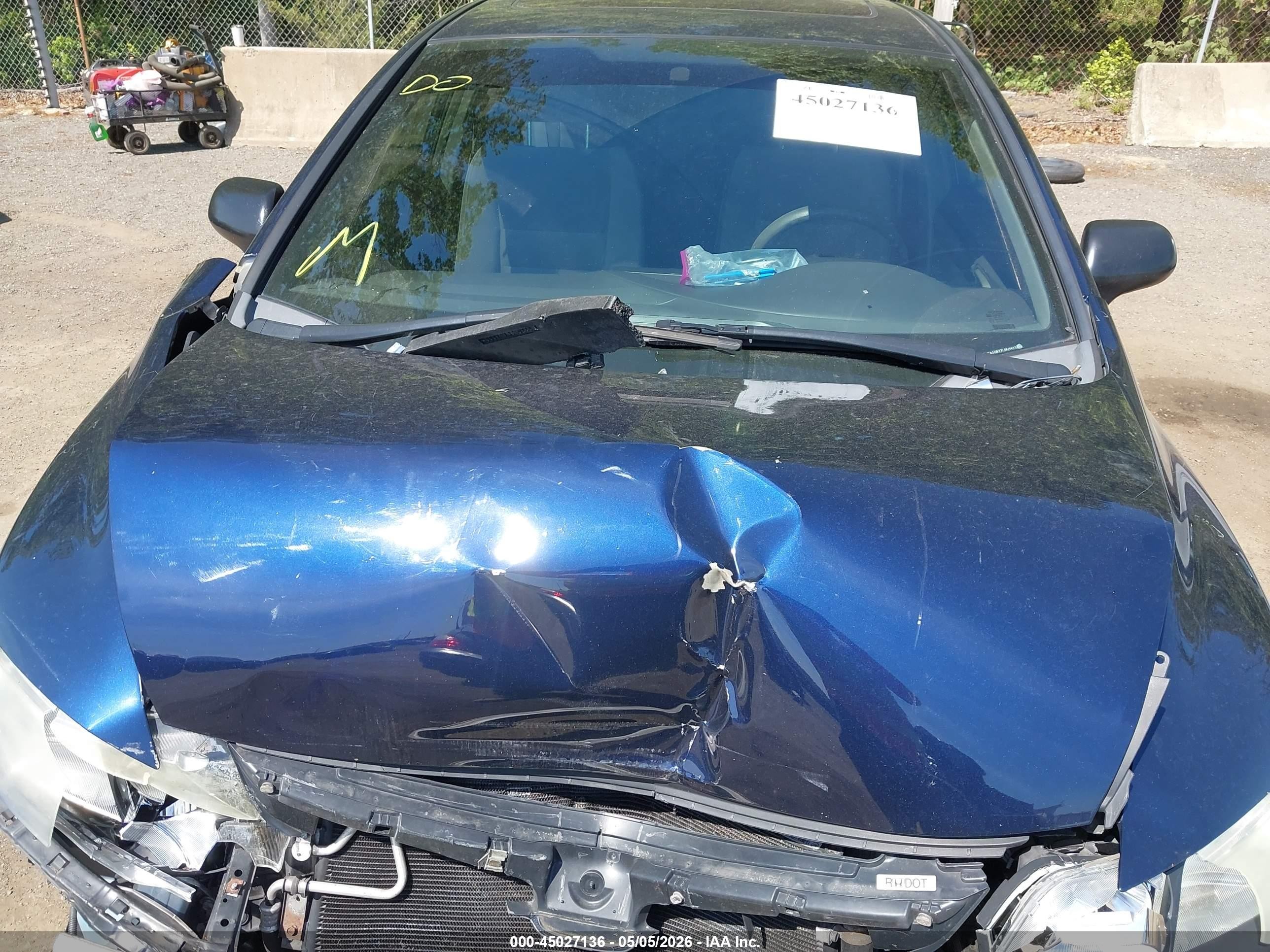2007 Honda Civic Ex Blue vin: 1HGFA16877L069417