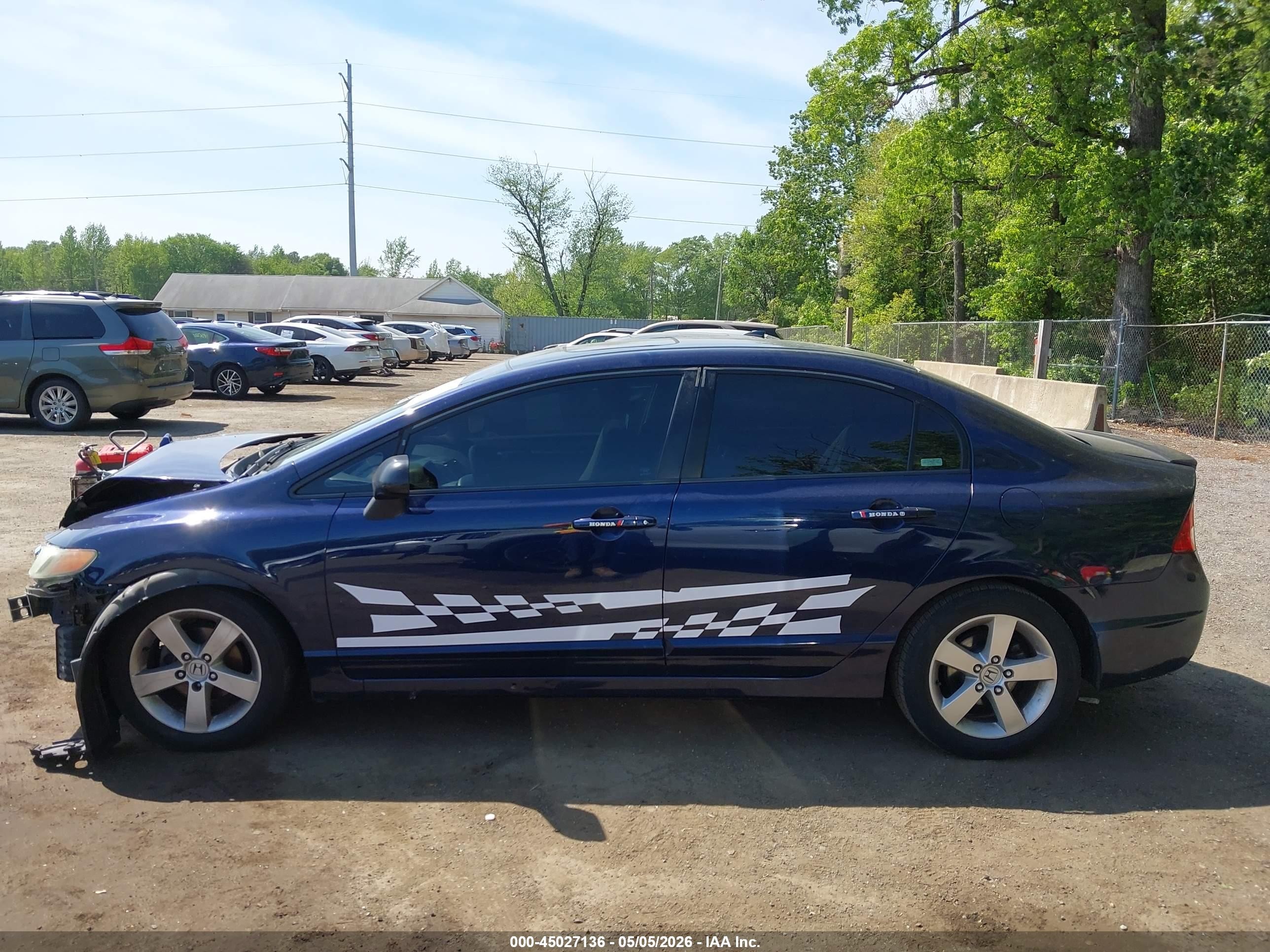 2007 Honda Civic Ex Blue vin: 1HGFA16877L069417