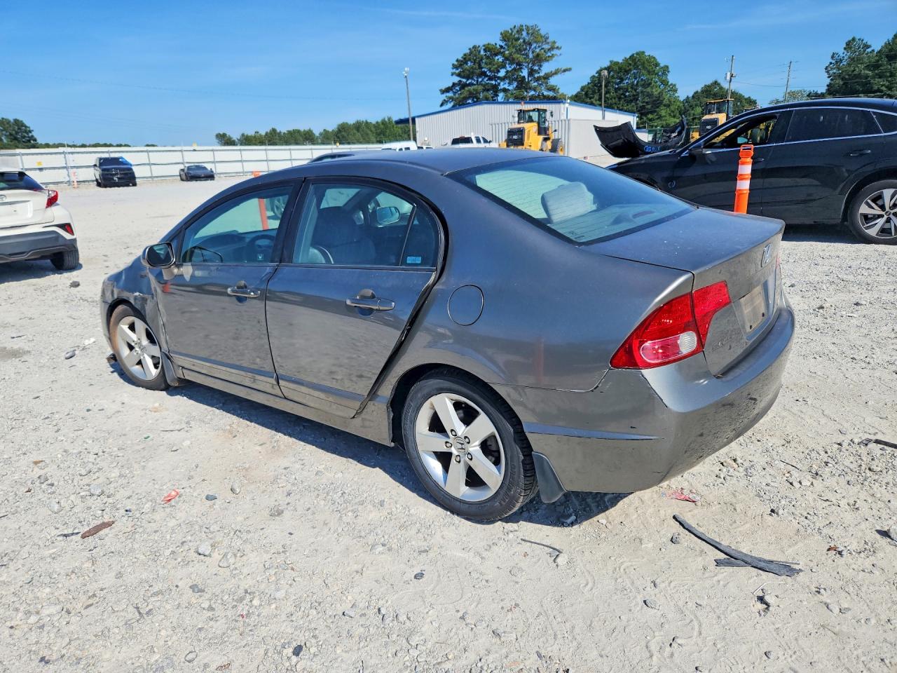 2007 Honda Civic Ex Gray vin: 1HGFA16877L070891