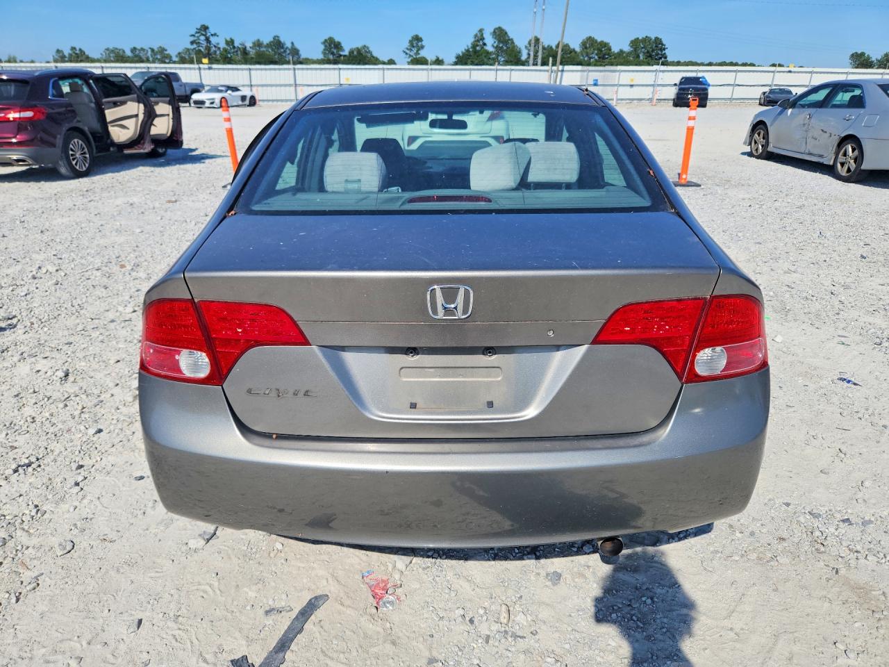 2007 Honda Civic Ex Gray vin: 1HGFA16877L070891