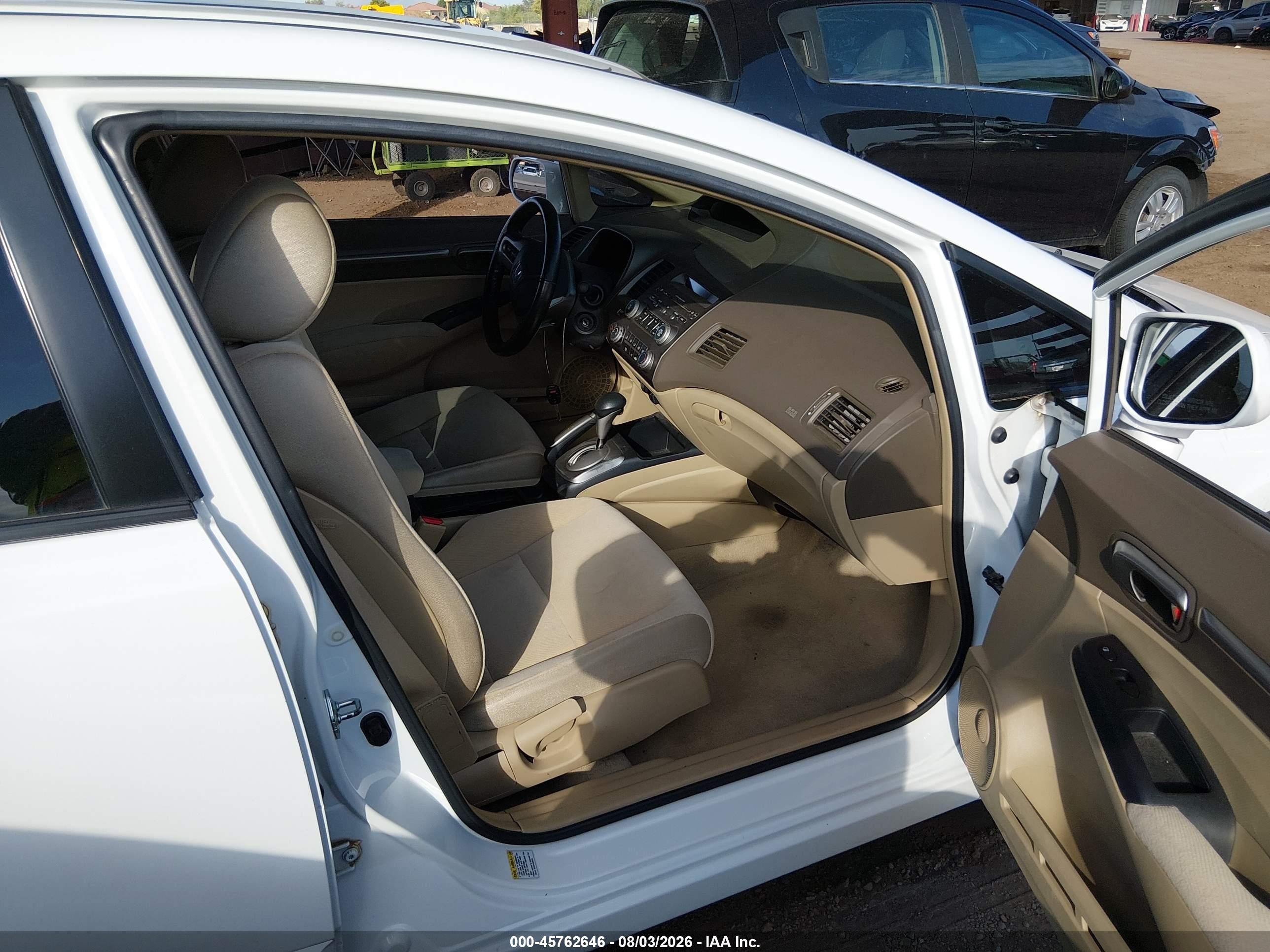 2007 Honda Civic Ex White vin: 1HGFA16877L086525