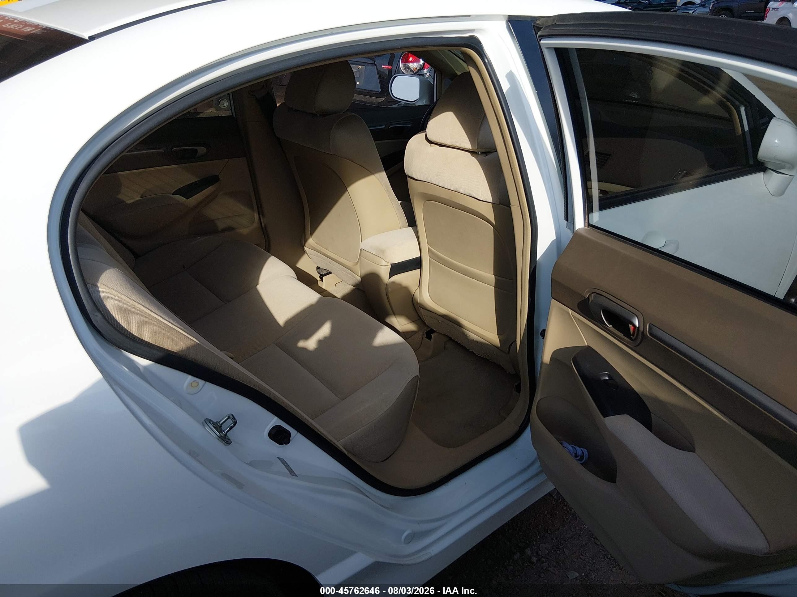 2007 Honda Civic Ex White vin: 1HGFA16877L086525